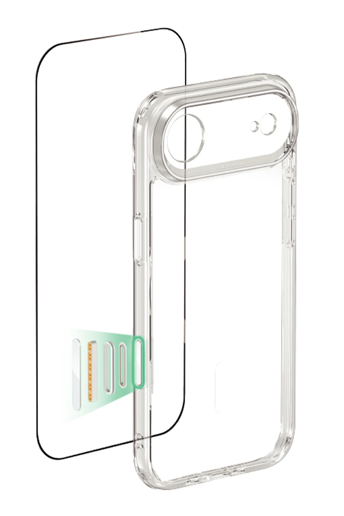 ESR Apple iPhone 17 Air Classic Hybrid Magsafe Kapak + Cam Hediyeli Set - Şeffaf