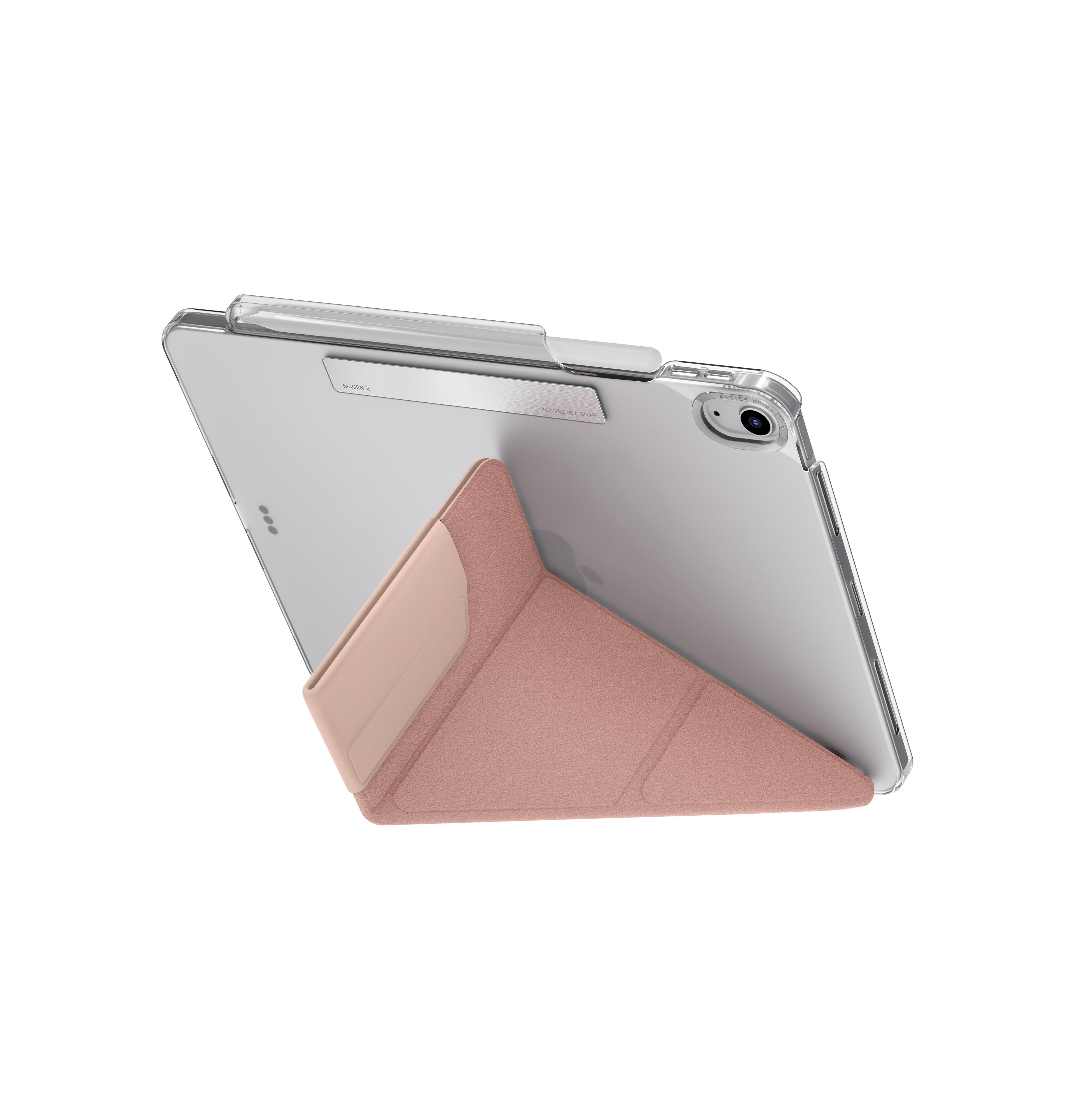 Uniq iPad Air 13 (2024) Camden Katlanabilir Tablet Kapak - Pembe