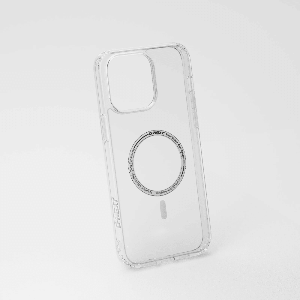 G-NEXT Apple iPhone 14 Uyumlu Magsafe Şarj Özellikli Ultra Hybrid Anti-Shock Şeffaf Sert Silikon Kılıf