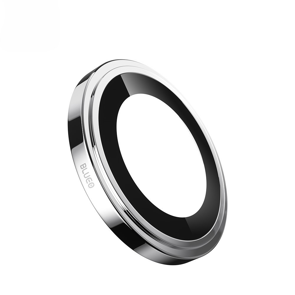 Blueo 16 Pro Max/ 16 Pro Gümüş/Silver Safir Sapphire Lens Koruyucu