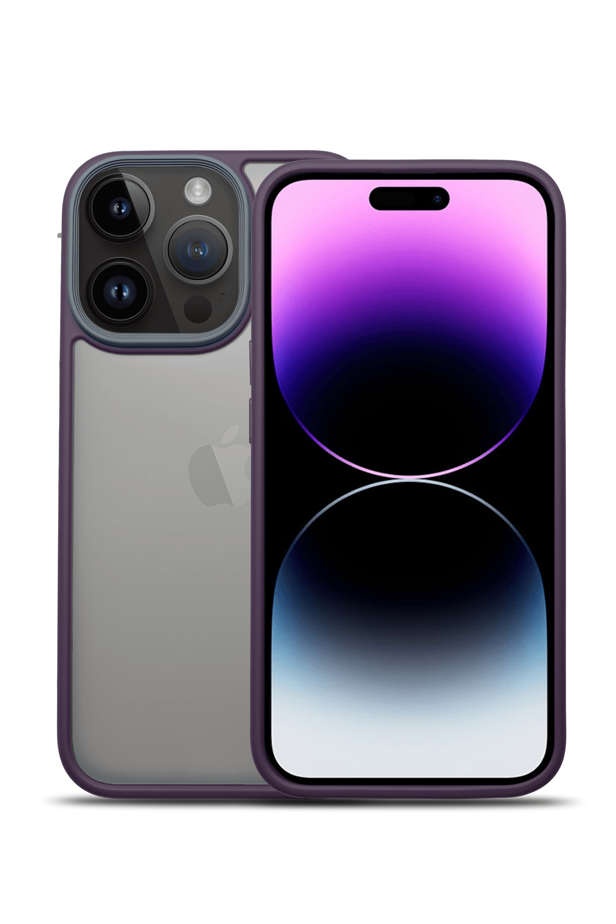 G-NEXT Apple iPhone 14 Pro Max Uyumlu  BOLD Anti-Shock Kılıf - Derin Mor
