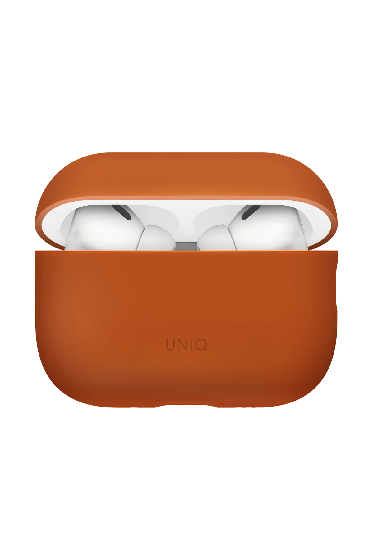 Uniq Airpods Pro 3 (3.nesil) Lino Silikon Kılıf - Turuncu