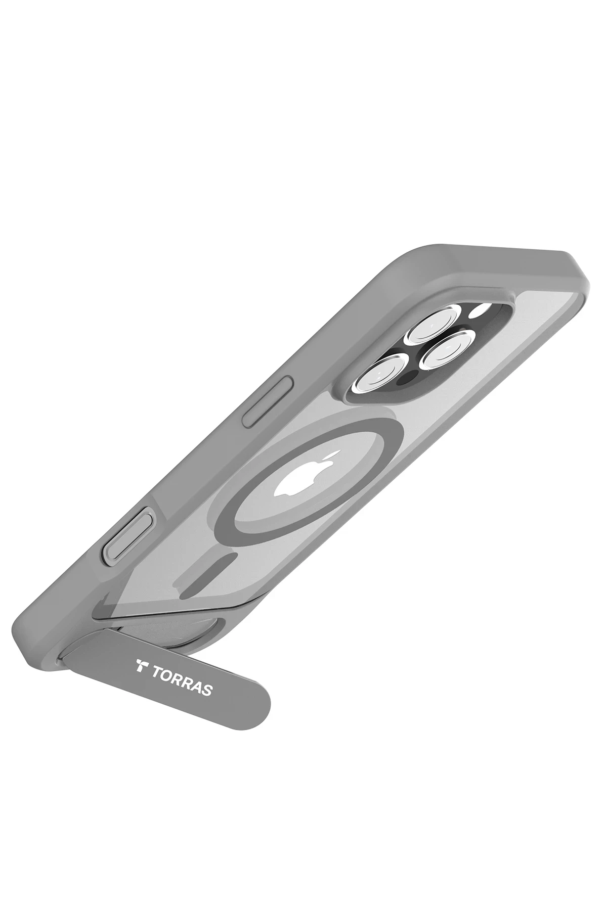 Torras Apple iPhone 16 Pro Max P Stand Serisi Magsafe Kılıf - Titan Gri