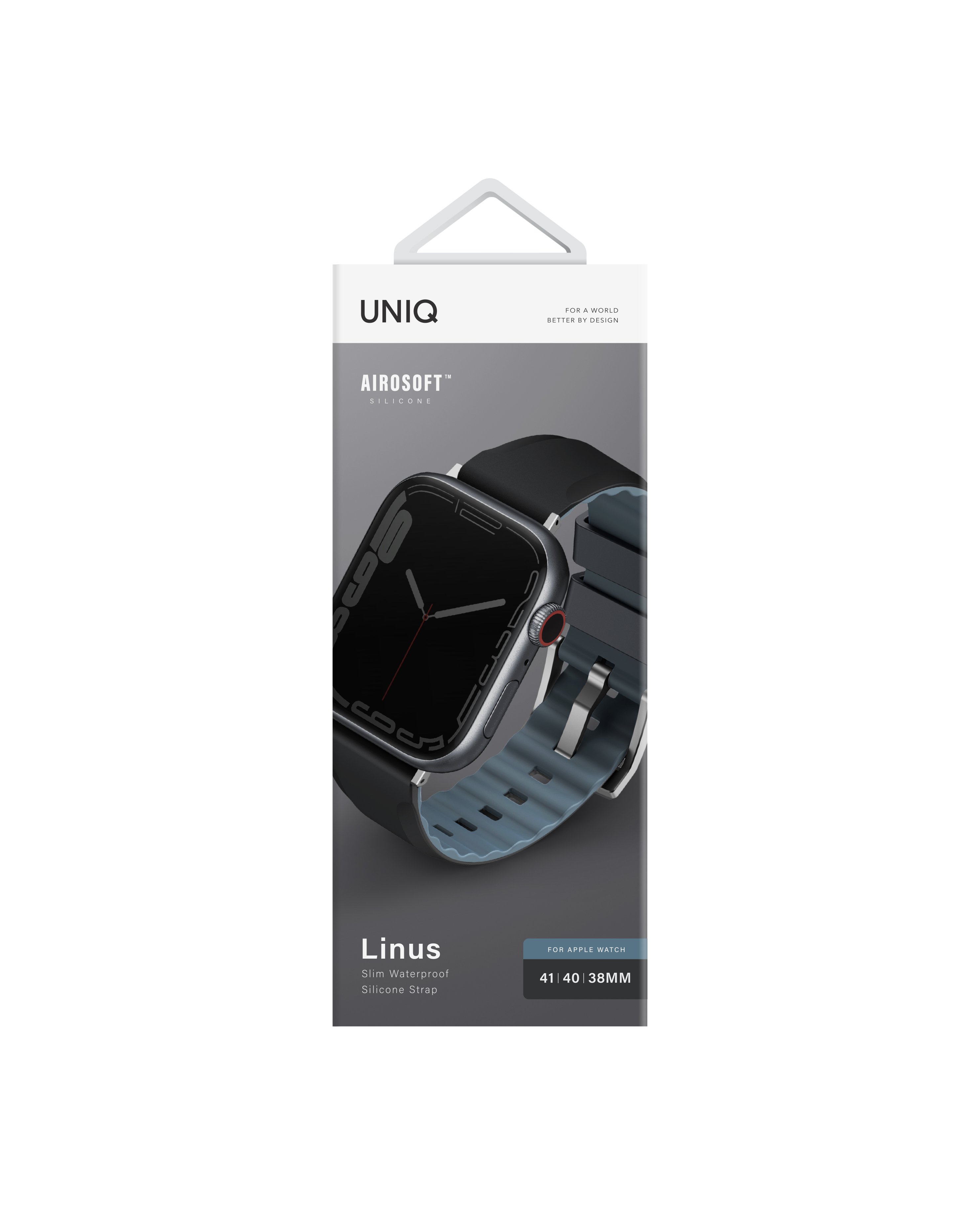 Uniq Watch 40mm Linus Airosoft Silikon Kılıf - Siyah