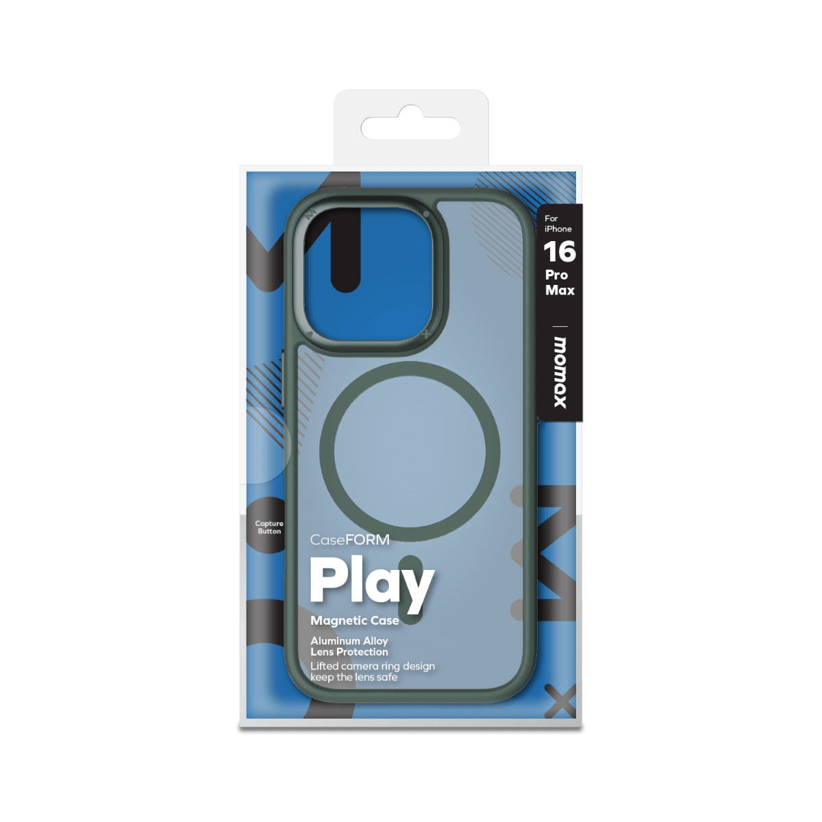 Play CaseForm Magnetic Case iPhone 16 Pro Max (Green)
