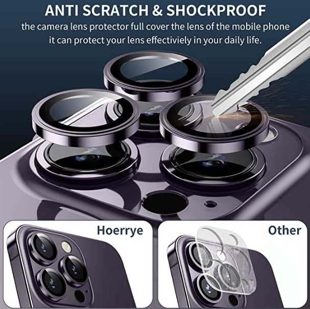 G -Next Apple iPhone 12 Pro compatible camera lens protection - Silver