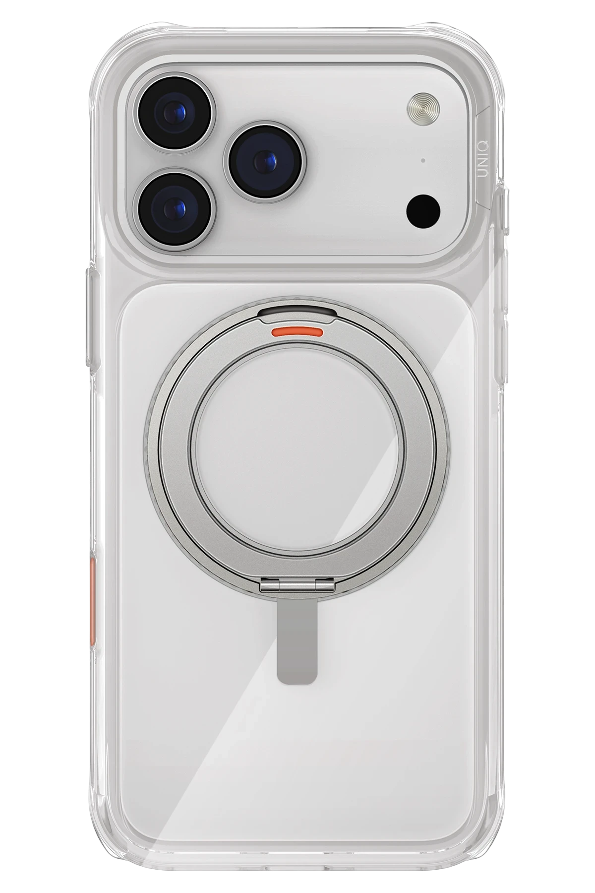 Uniq Apple iPhone 17 Pro Swivix Rotating Kickstand Kapak - Şeffaf