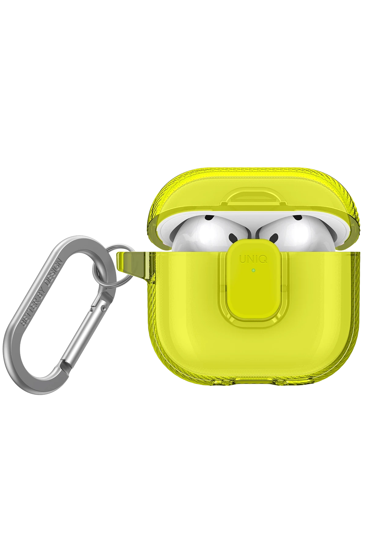 Uniq Airpods 4 (4.nesil) Glase Pro Kilitli Kılıf - Yeşil