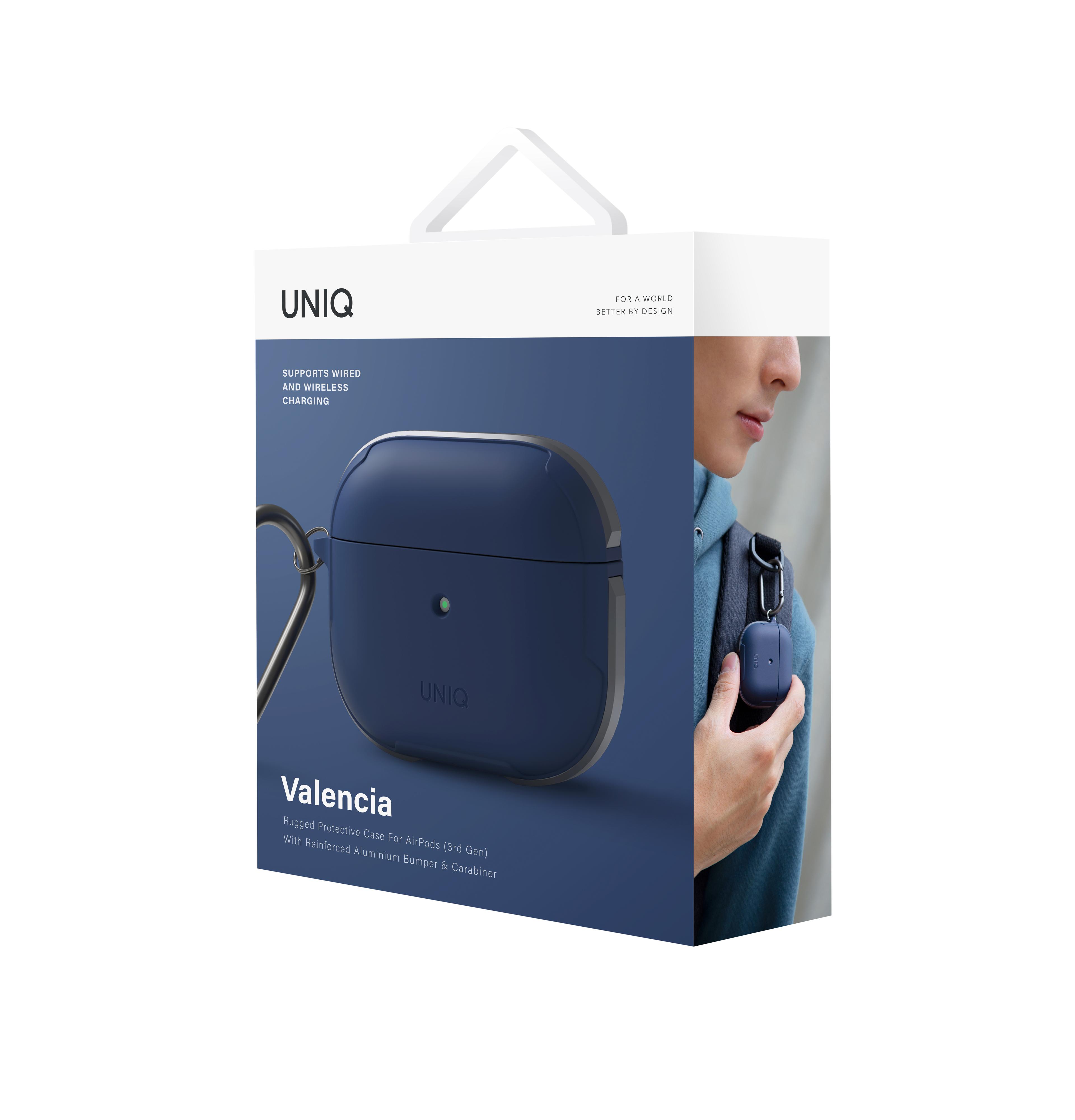 Uniq Airpods 3 (3.nesil) Valencia Kılıf - Mavi