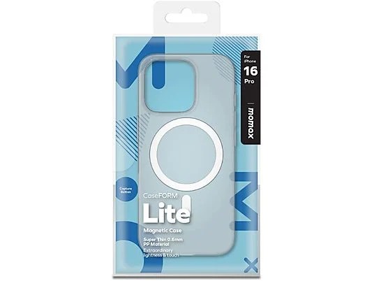 Lite CaseForm Magnetic Case iPhone 16 Pro (Transparent White)