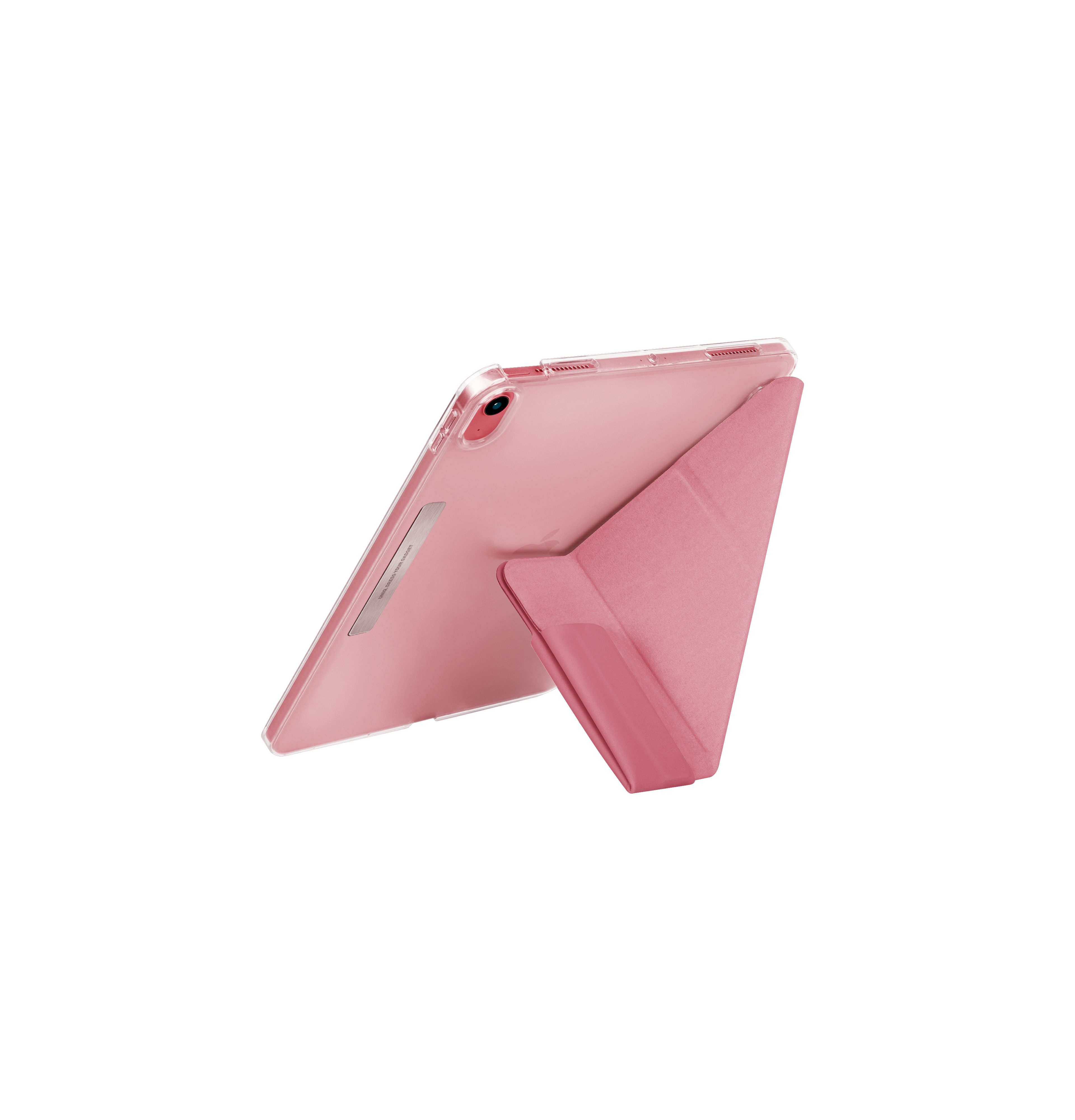 Uniq iPad 2022 10.9 (10.nesil) Camden Katlanabilir Tablet Kapak - Koyu Pembe