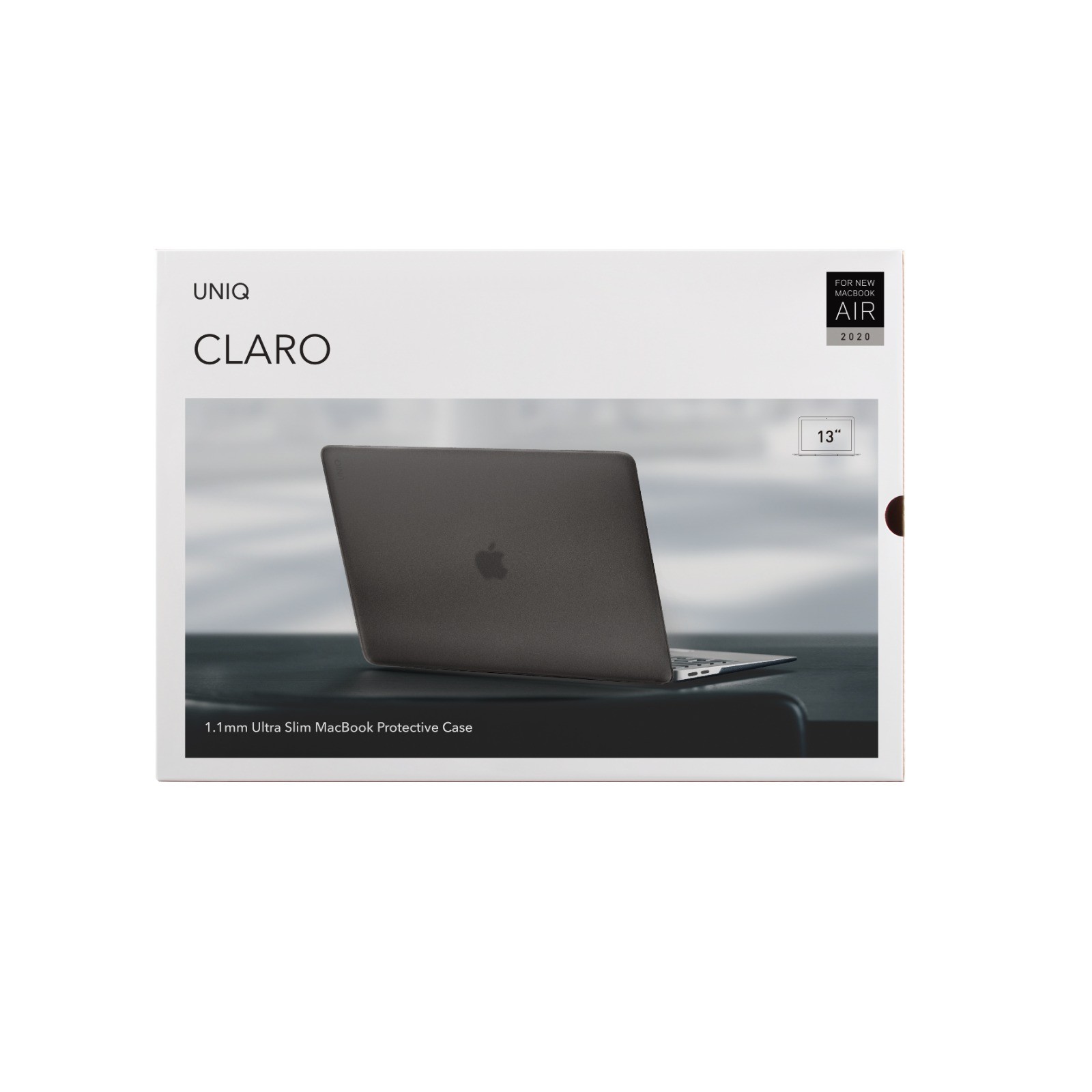 Uniq Macbook Air 13 (2022) Claro Mat Macbook Kapak - Gri