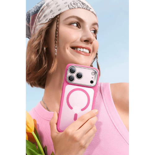 ESR Apple iPhone 17 Classic Hybrid Magsafe Standlı Kapak - Pembe