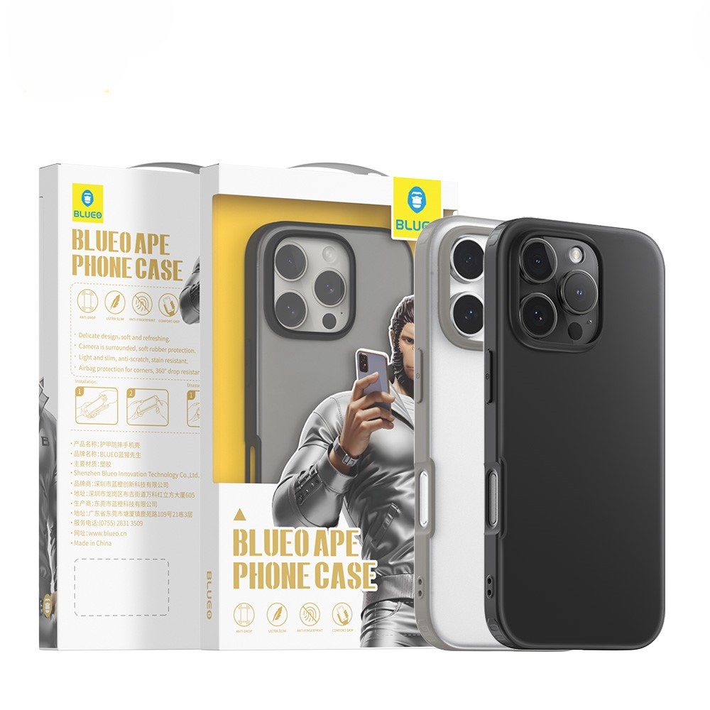 Blueo 16 Plus Gri Ape Telefon Kılıfı