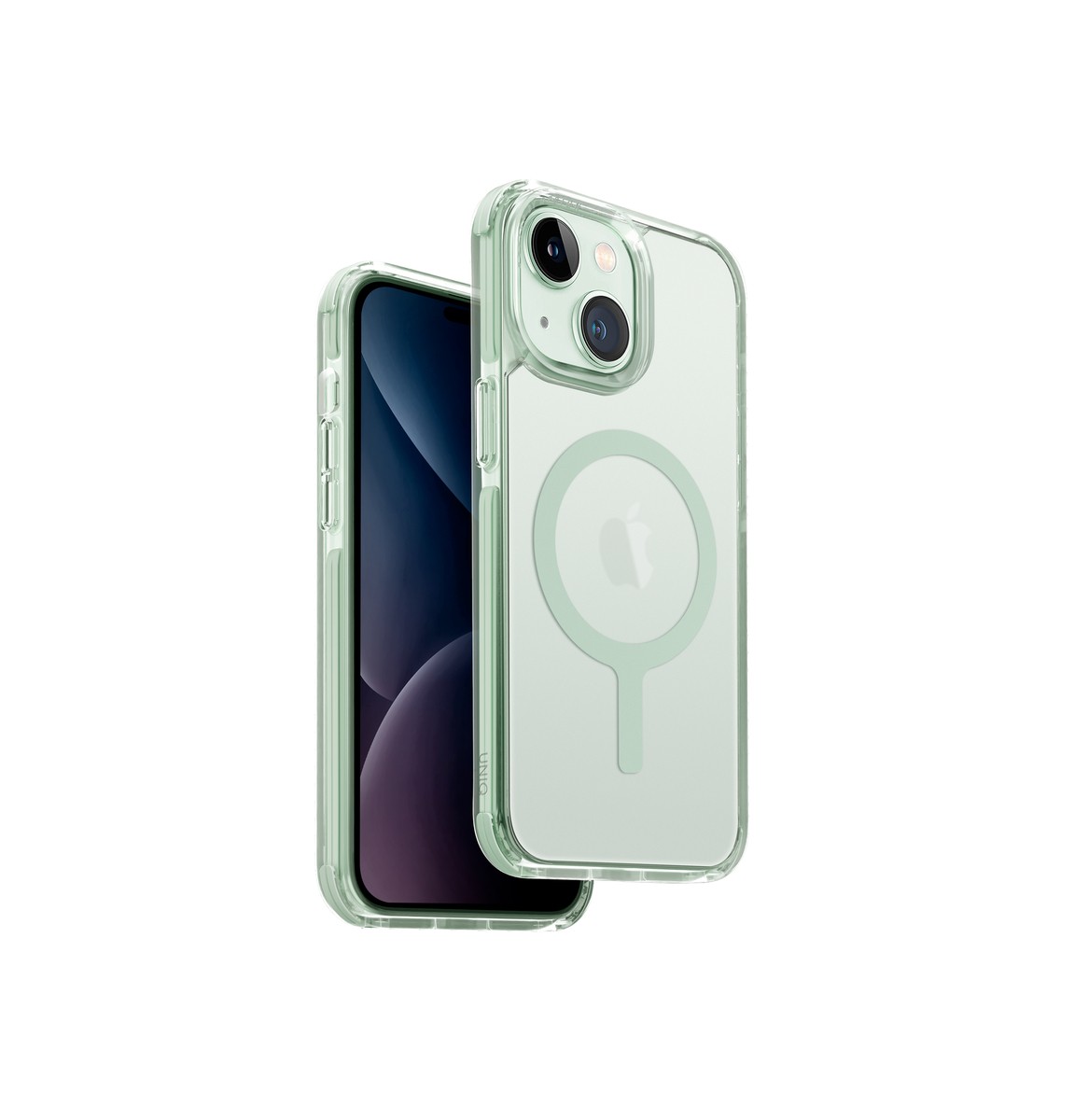 Uniq iPhone 15 Combat Magsafe Kapak - Yeşil