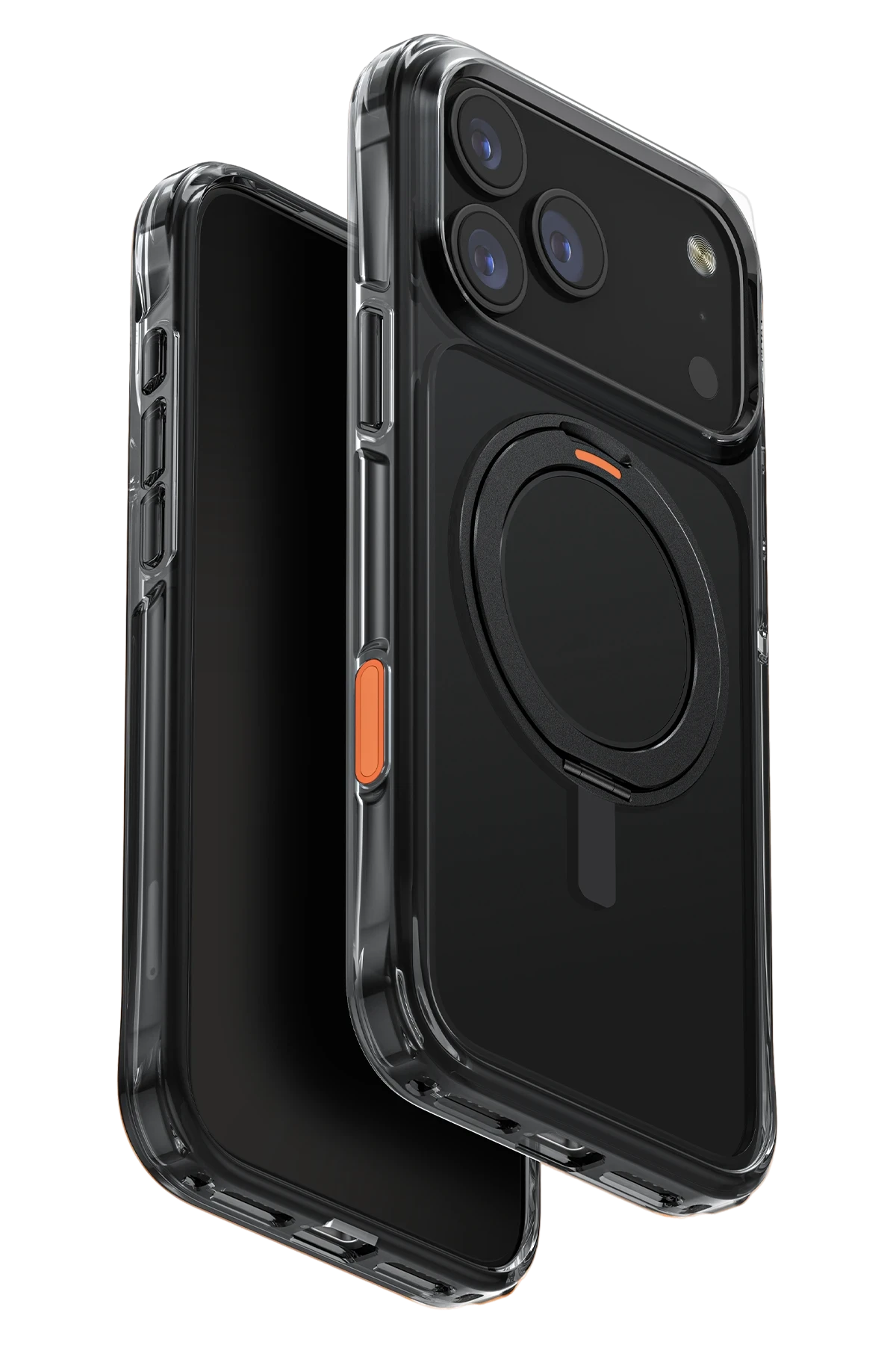 Uniq Apple iPhone 17 Pro Swivix Rotating Kickstand Kapak - Siyah