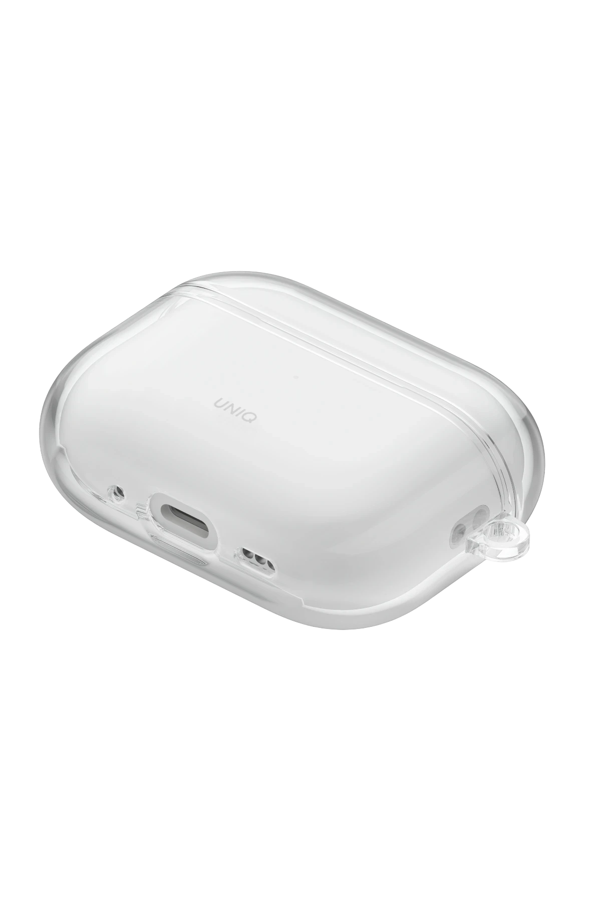 Uniq Airpods Pro 3 (3.nesil) Glase Silikon Kılıf - Şeffaf