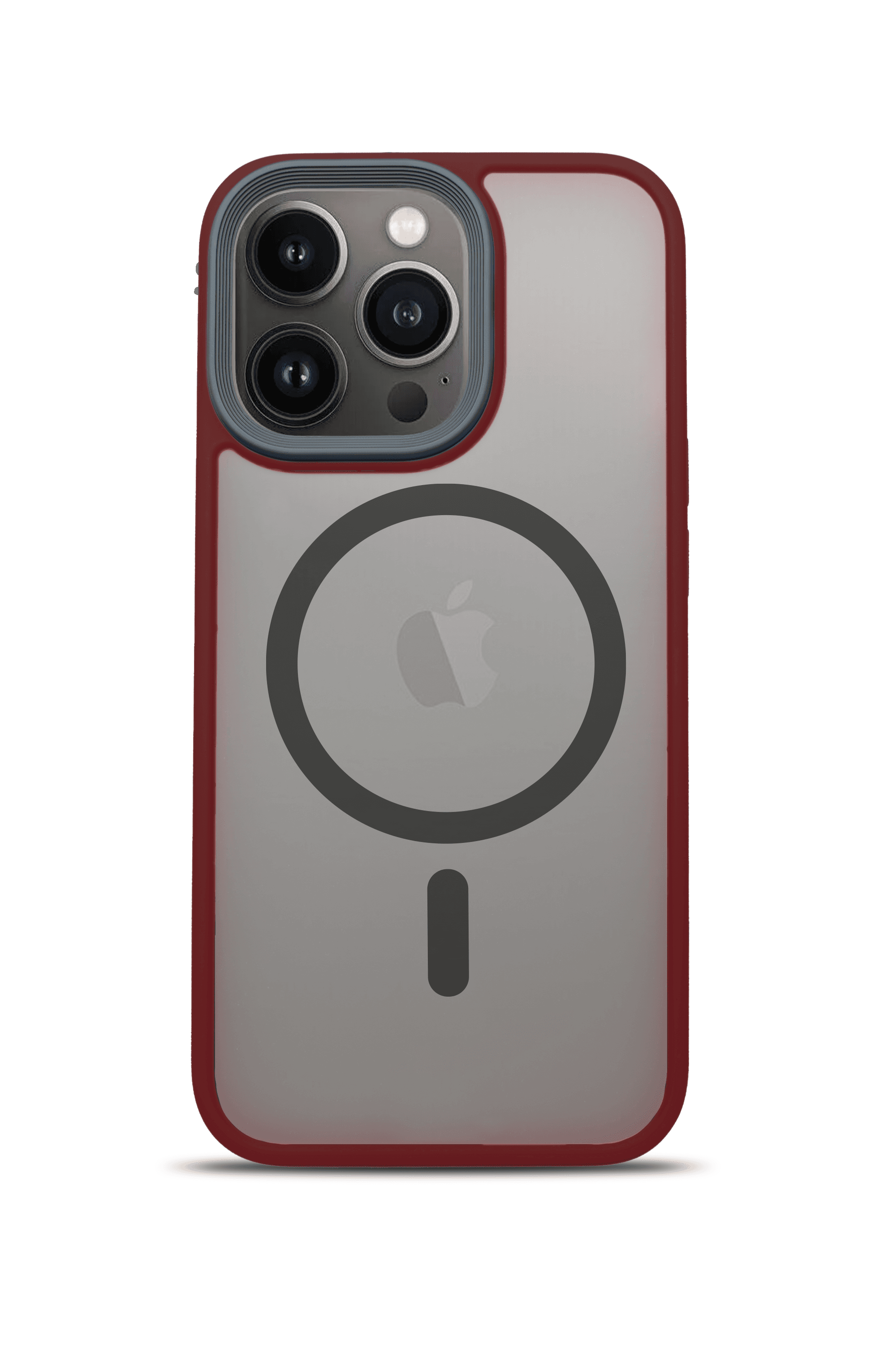 G-NEXT Apple iPhone 14 Pro Max Uyumlu Magsafe Şarj Özellikli BOLD Anti-Shock Kılıf - Wine