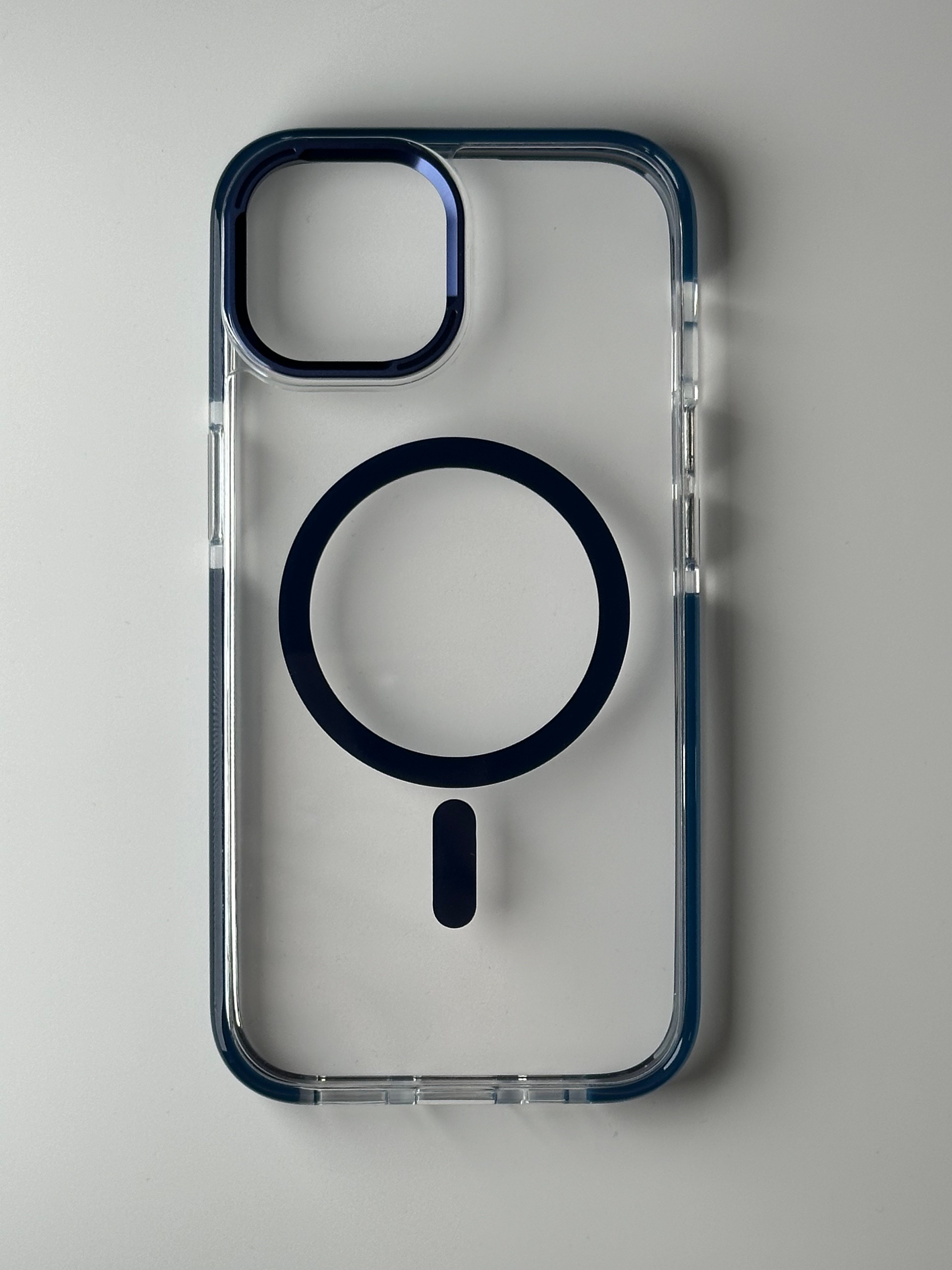 G-NEXT STYLE ARMOR IPHONE 15 CLEAR BLUE (MAGSAFE)