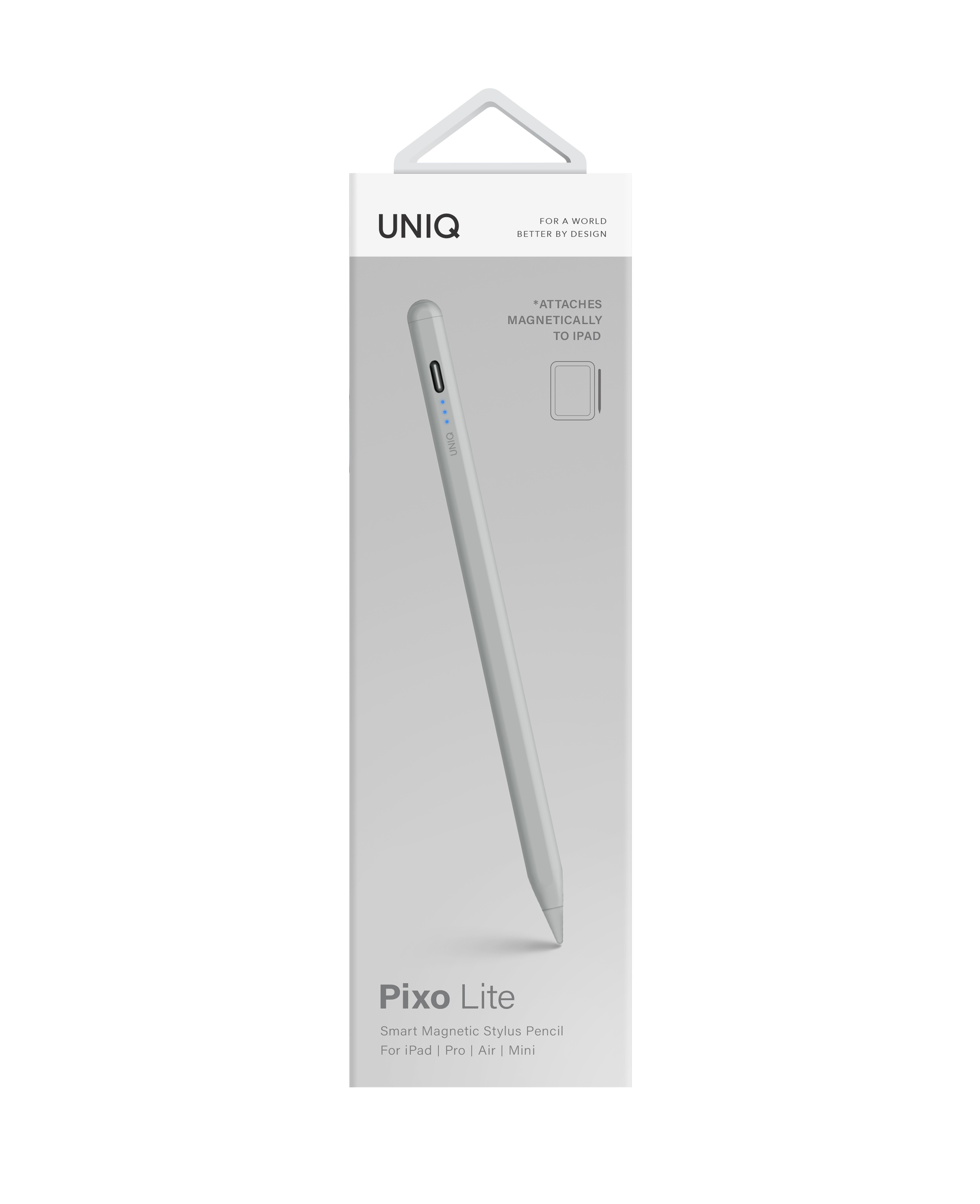 Uniq Pixo Lite iPad için Dokunmatik Kalem - Gri