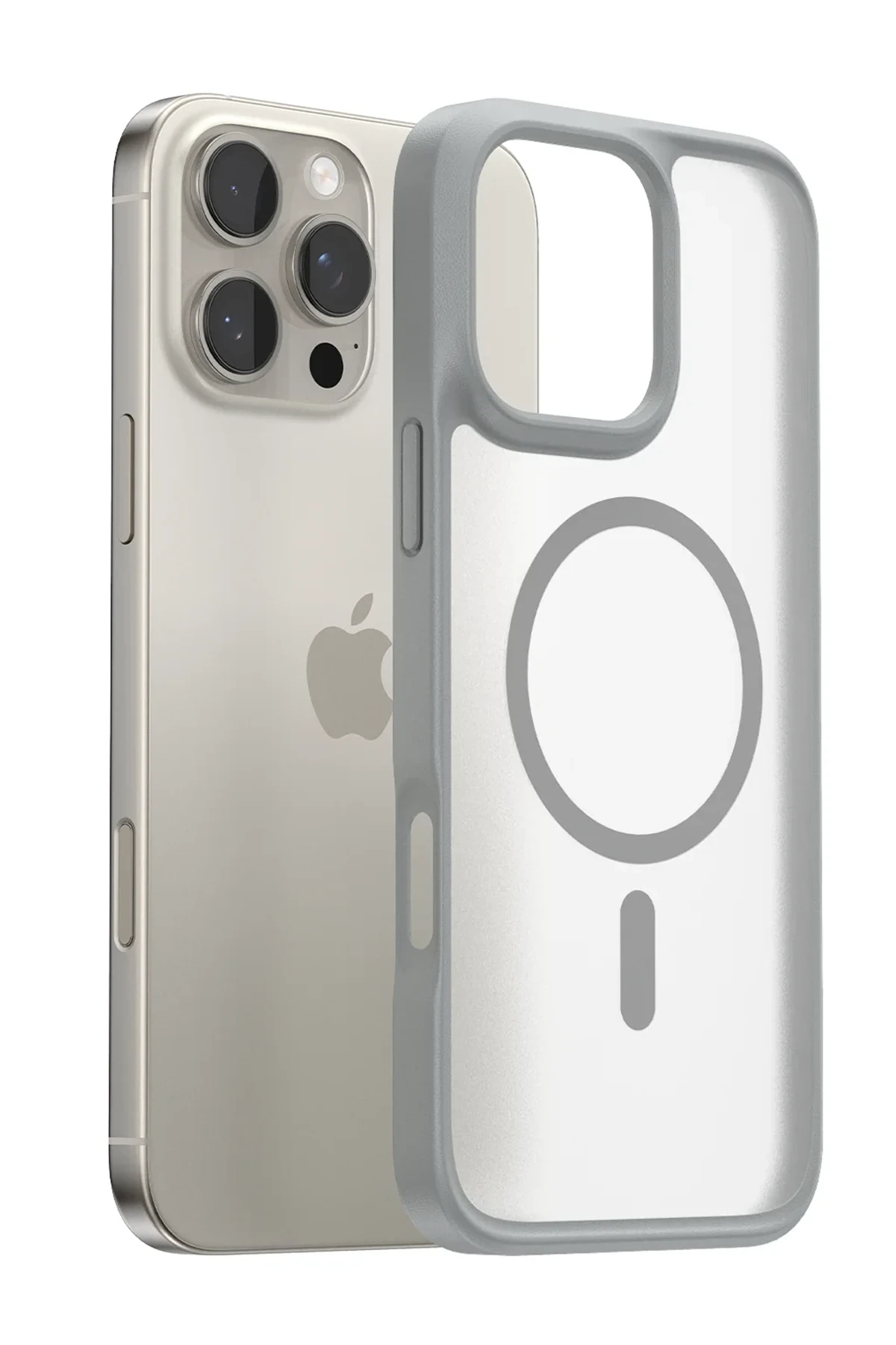 Torras Apple iPhone 16 Pro Max Guardian Magsafe Kılıf - Titan Gri