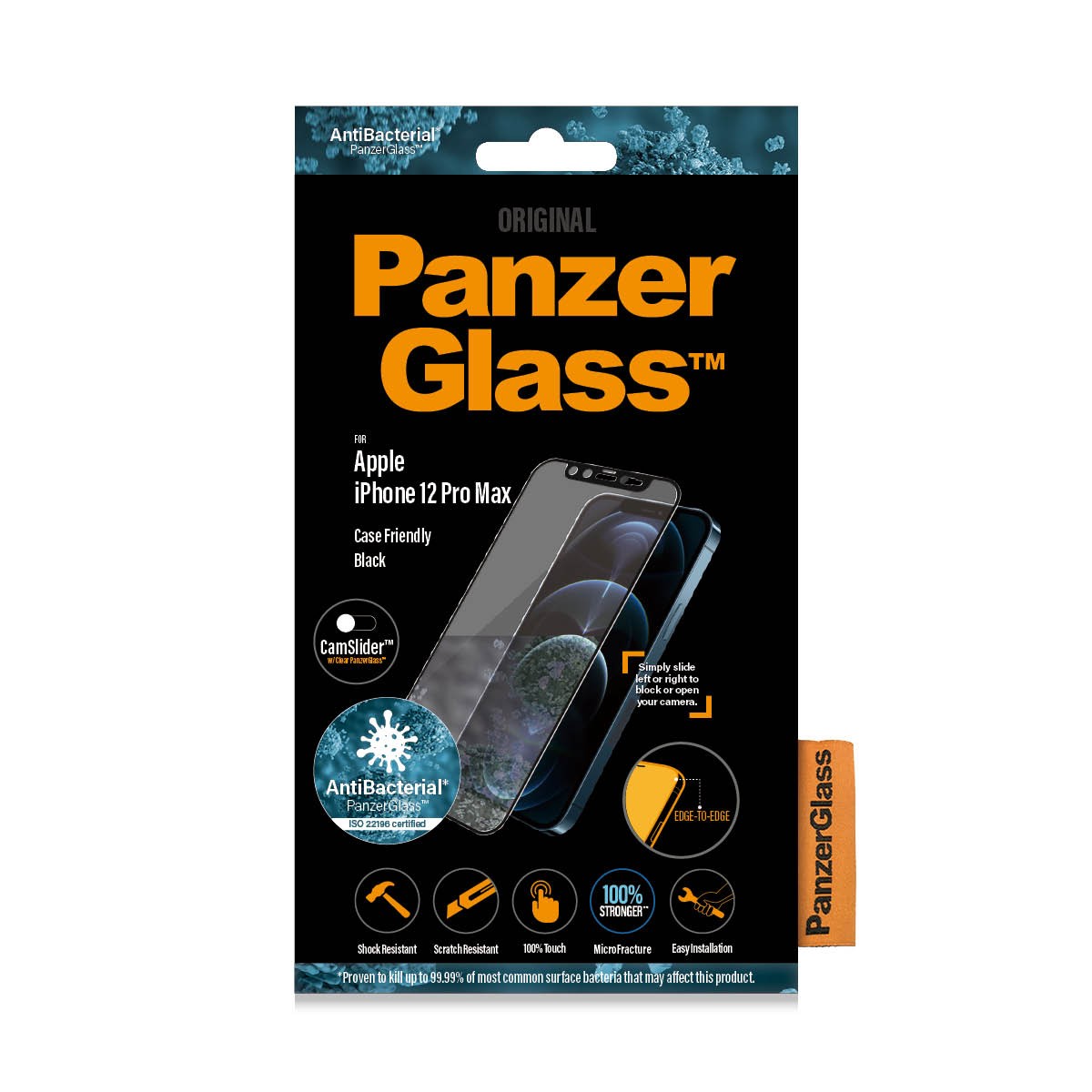 Panzerglass ™ Apple iPhone 12 Pro Max Compatible CF Screen Protector