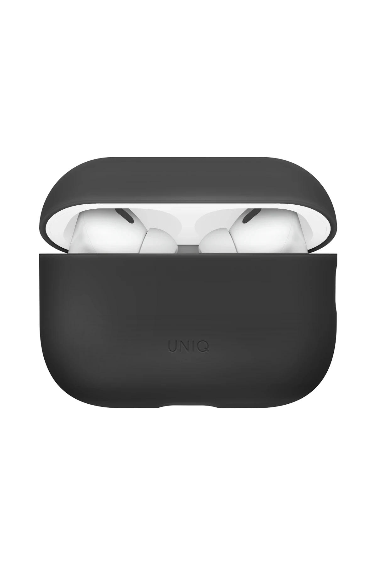 Uniq Airpods Pro 3 (3.nesil) Lino Silikon Kılıf - Gri