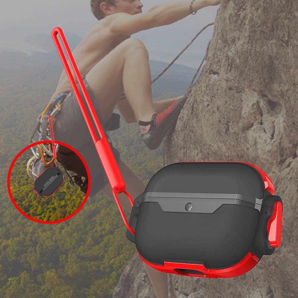 Airpods 4 (4.nesil) Predator Airpods Kılıf - Siyah