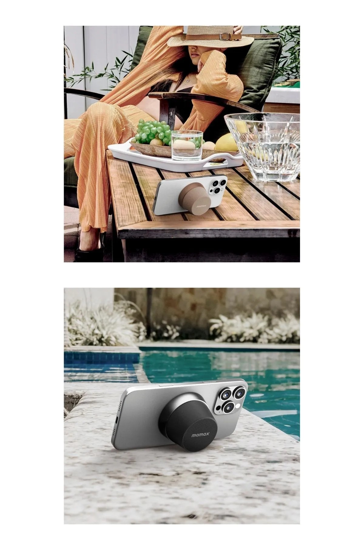 MOMAX BS6HKD  1-Vibe Go Magnetic Wireless speaker (Black)