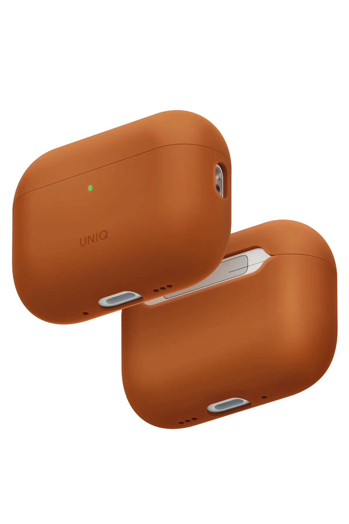 Uniq Airpods Pro 3 (3.nesil) Lino Silikon Kılıf - Turuncu