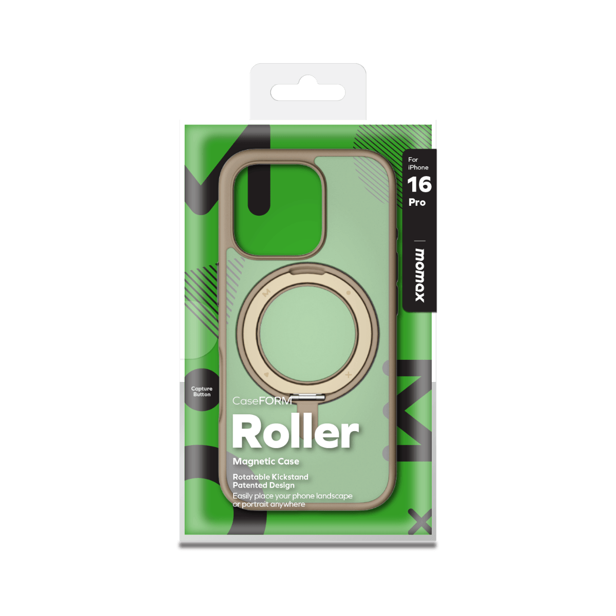 Roller CaseForm Magnetic Case iPhone 16 Pro (Gold)