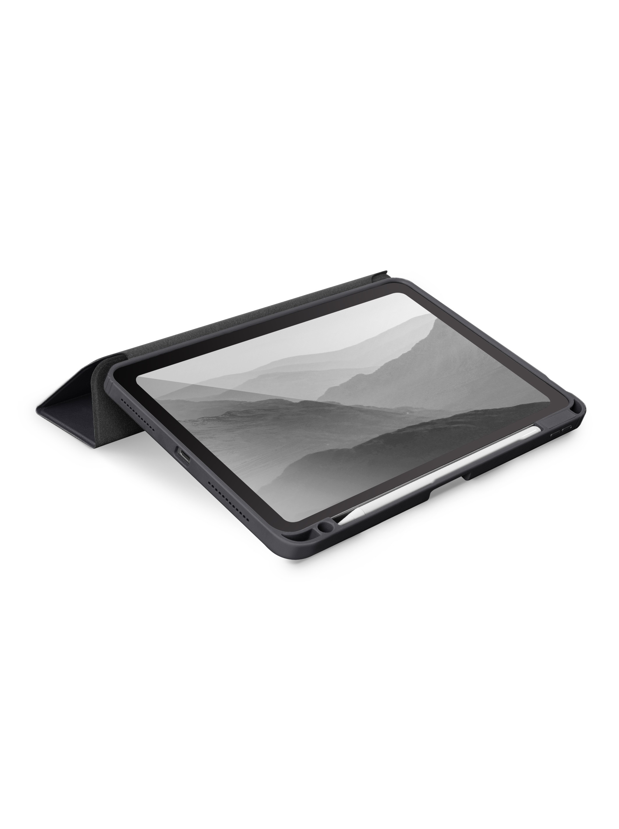Uniq iPad Air 4 10.9 Moven Standlı Tablet Kapak - Gri