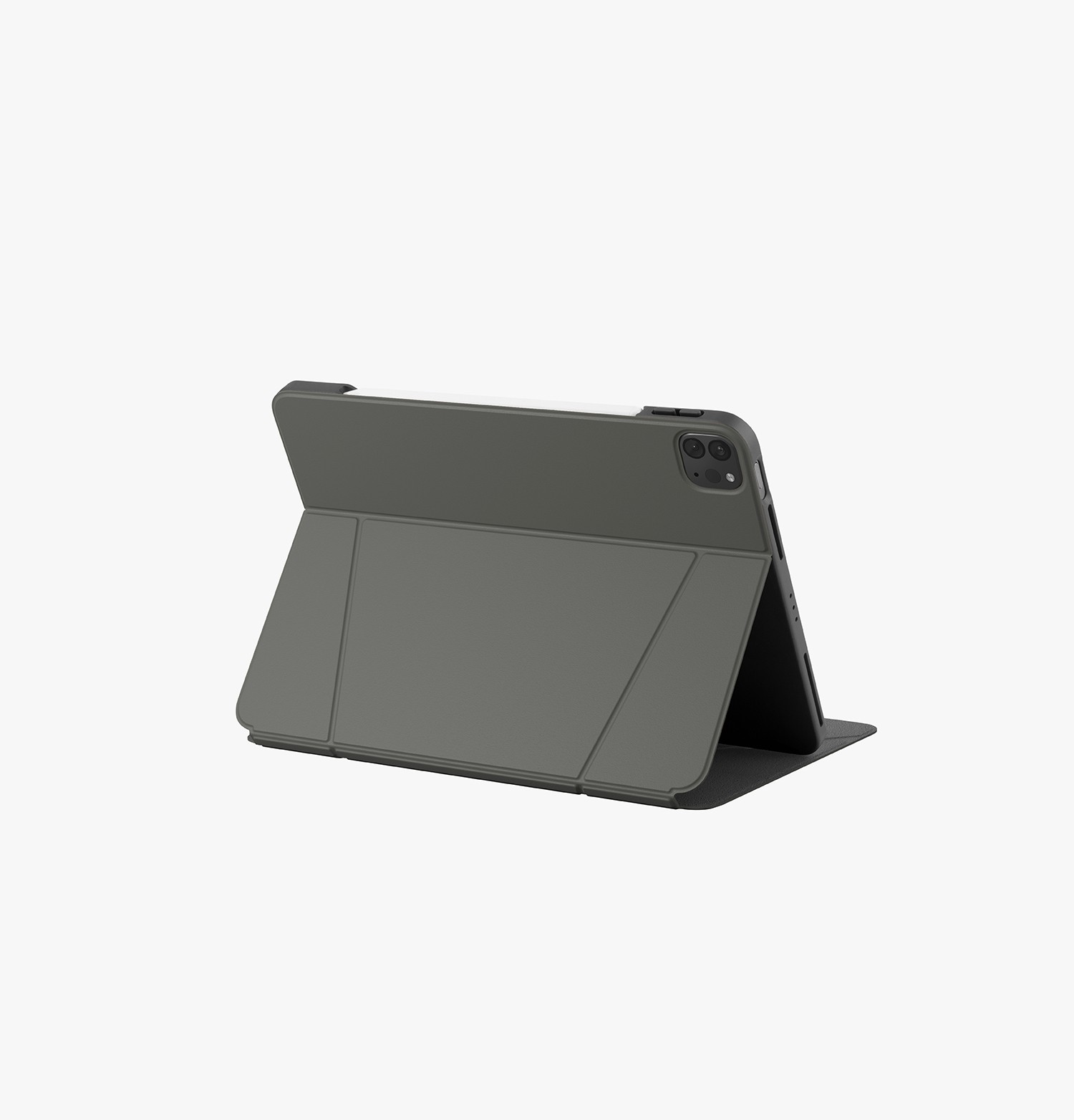 Uniq iPad Air 13 (2024) Ryze Standlı Katlanabilir Tablet Kapak - Yeşil