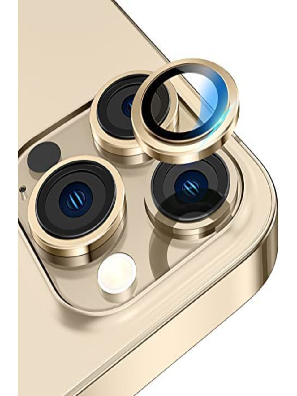 G -Next Apple iPhone 12 Compatible Camera Lens Protector - Gold