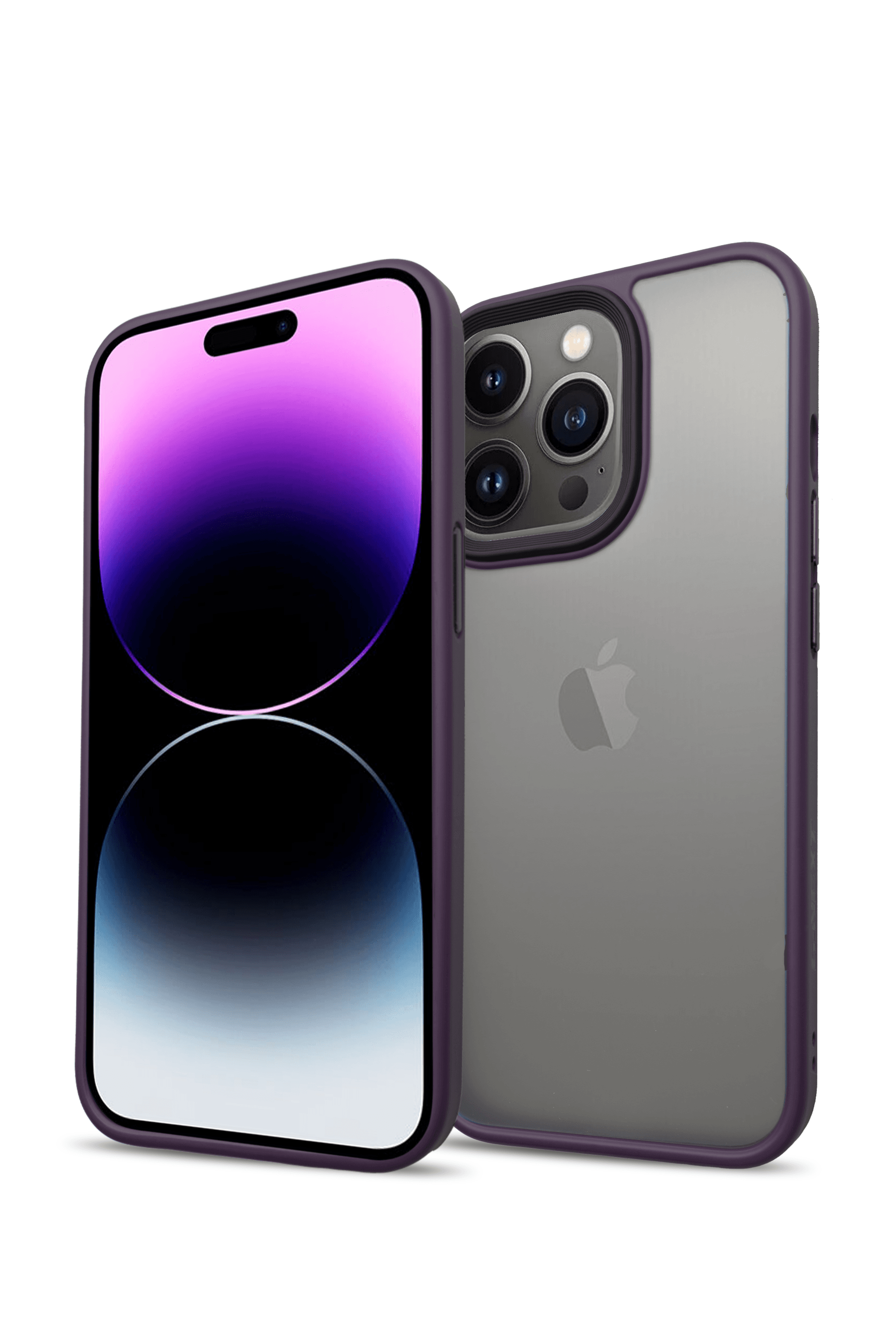 G-NEXT Apple iPhone 14 Pro Max Uyumlu  BOLD Anti-Shock Kılıf - Derin Mor