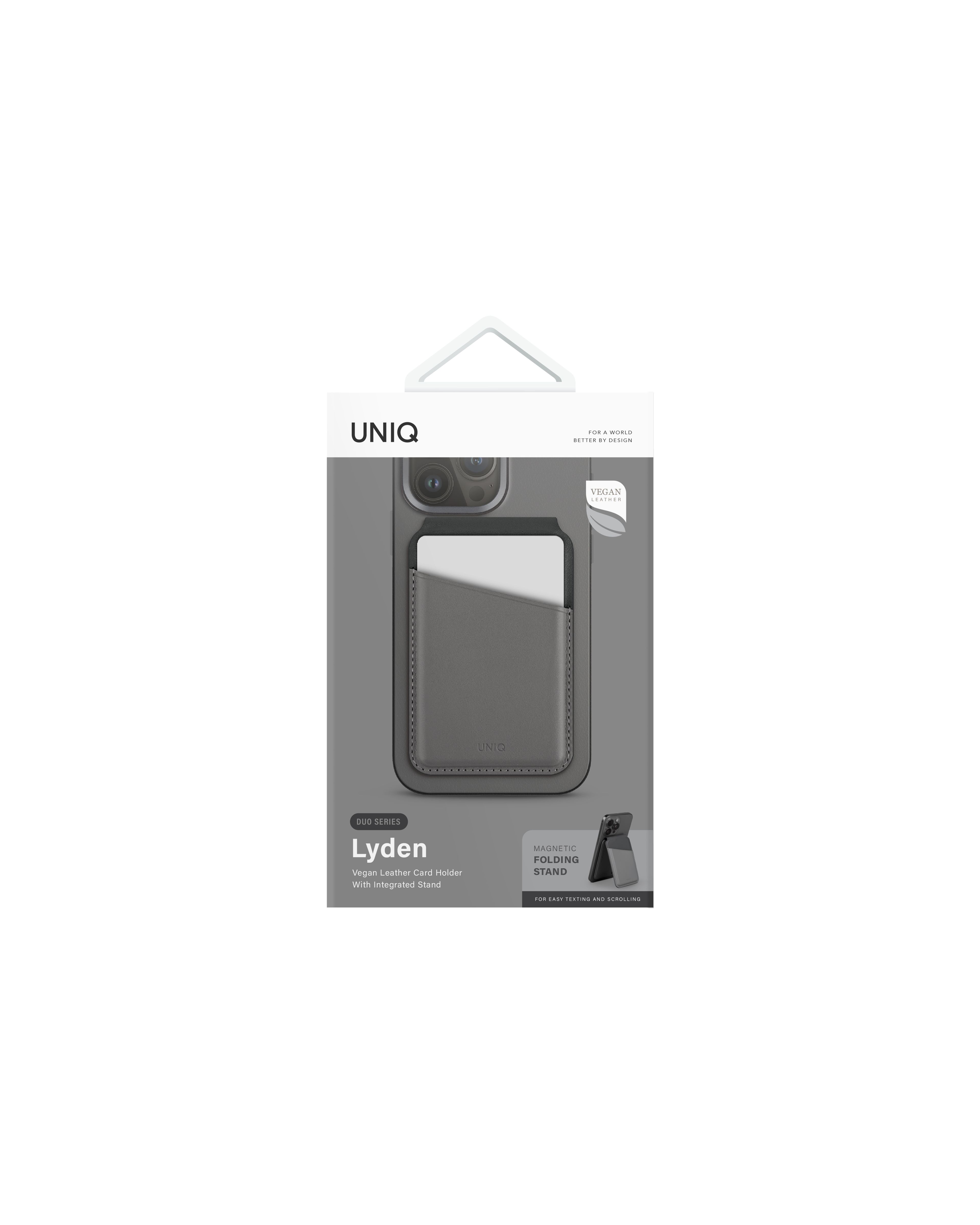 Unıq Lyden RFID-Block Manyetik Kartlıklı Stand - Siyah