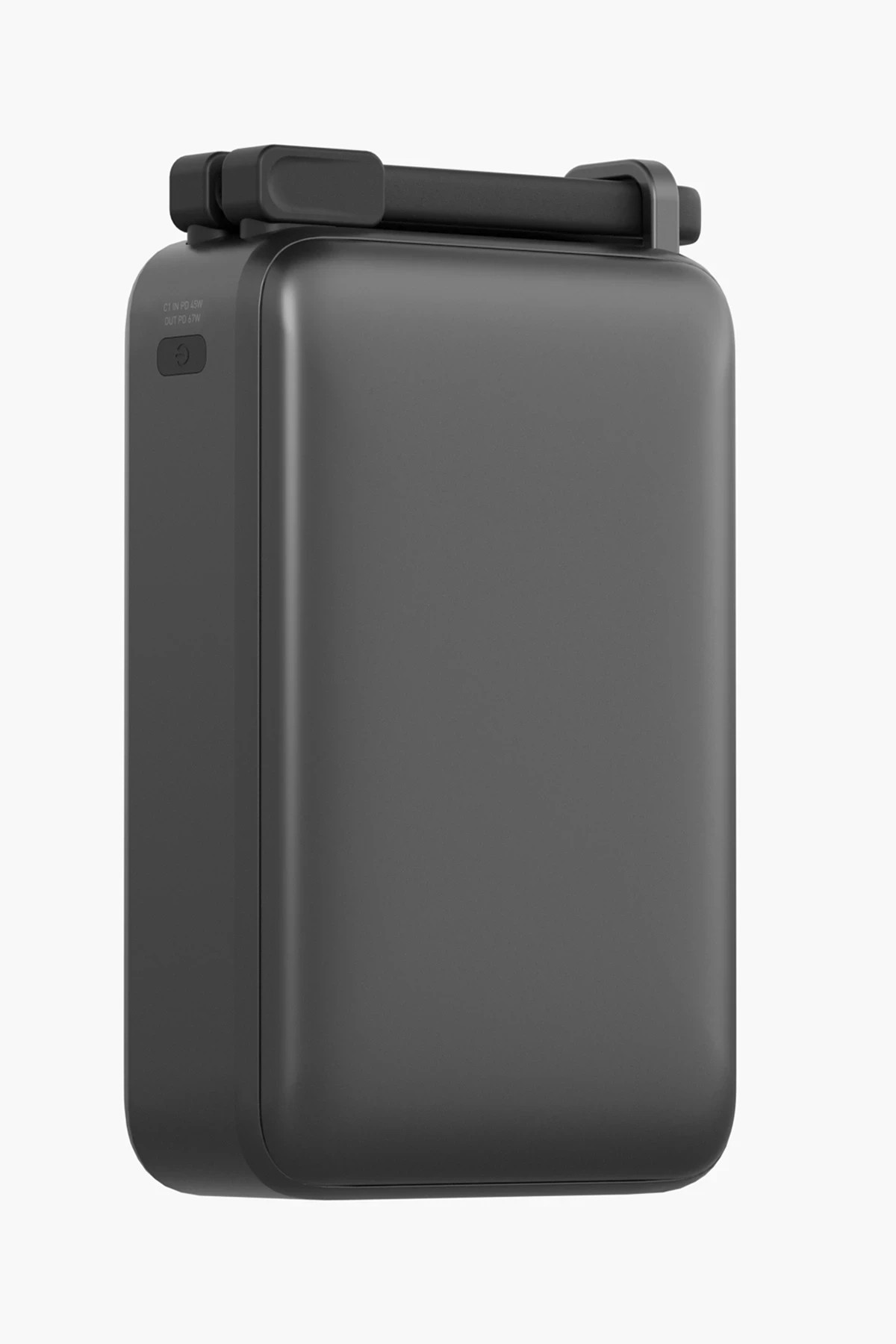 Energea ComPac Ultra67 20.000 mAh 2 Adet 67W Type-C ve 18W USB Çıkışlı Ekstra 100W Kablolu PD Hızlı Şarj Powerbank - Koyu Gri