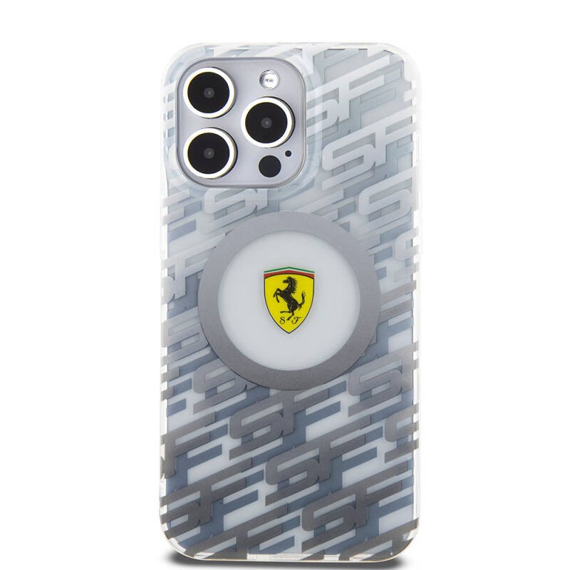 FERRARİ HC MAGSAFE MULTI SF GREY iPhone 15 PRO MAX FEHMP15XUCAH