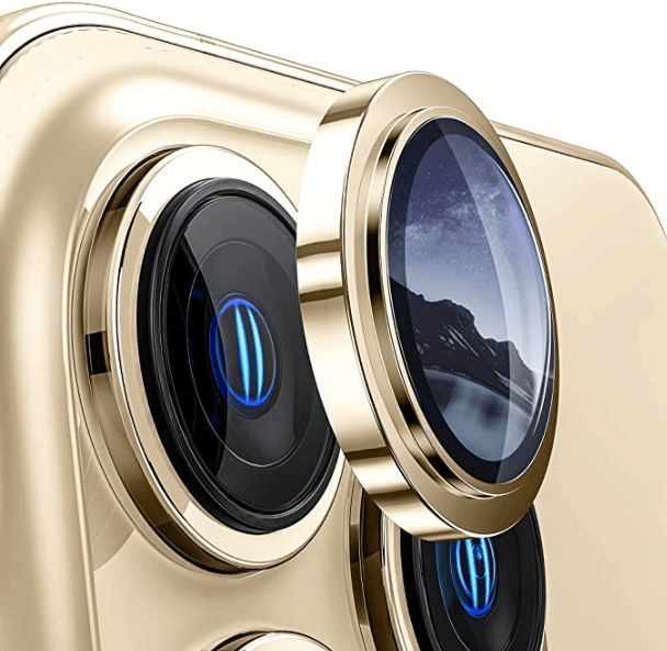 G -Next Apple iPhone 12 Compatible Camera Lens Protector - Gold