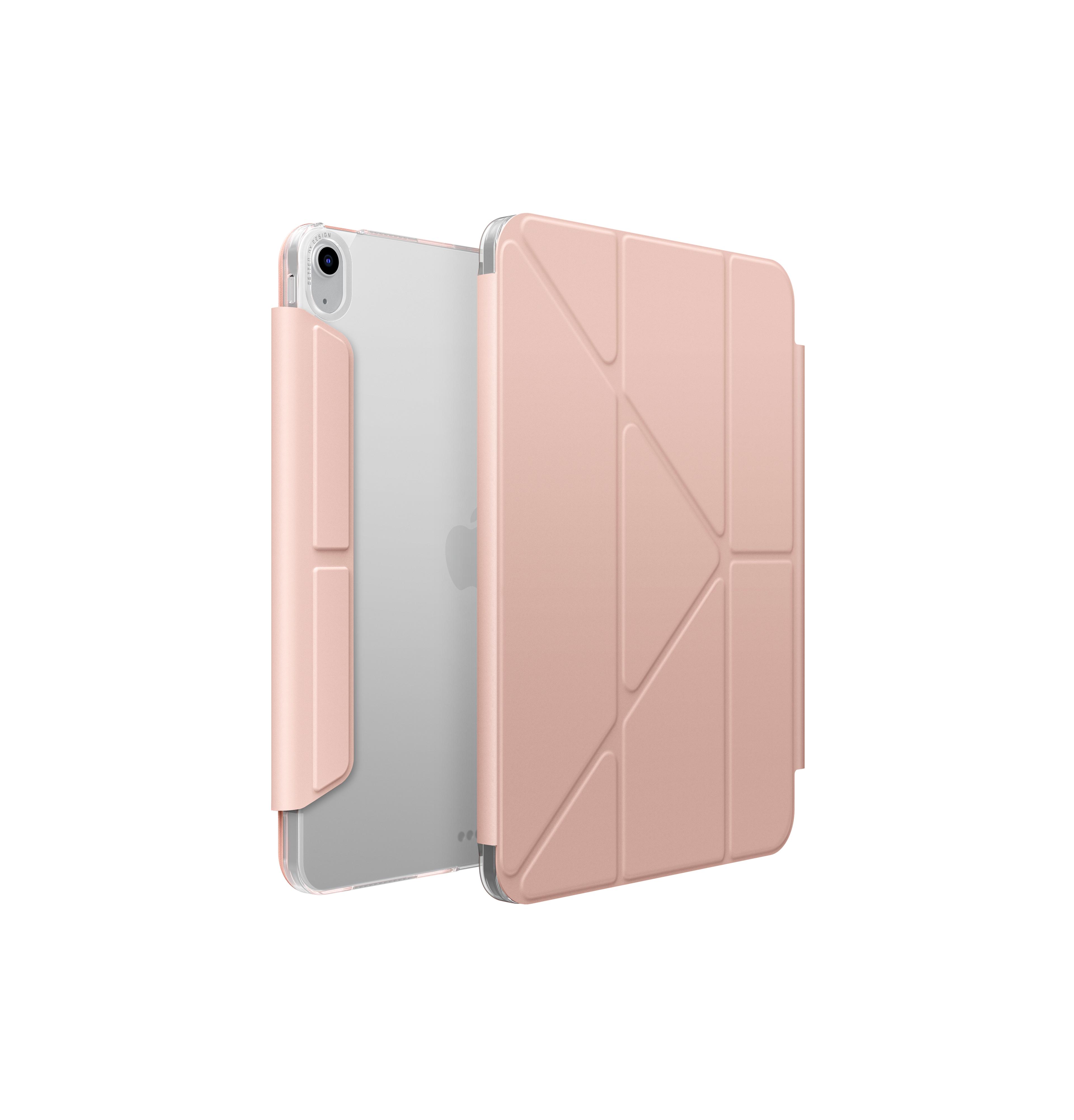 Uniq iPad Air 11 (2024) Camden Katlanabilir Tablet Kapak - Pembe