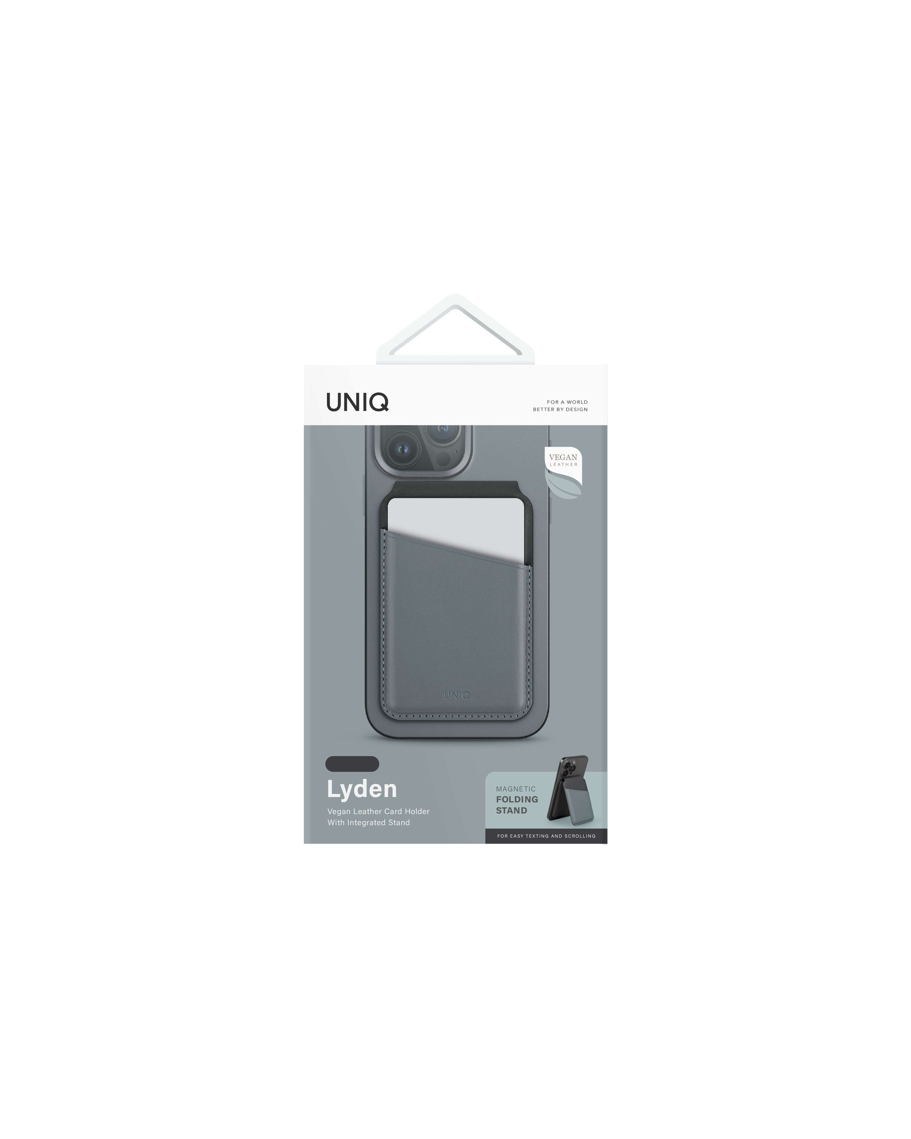 Uniq Lyden DS RFID-Block Manyetik Kartlıklı Stand - Mavi