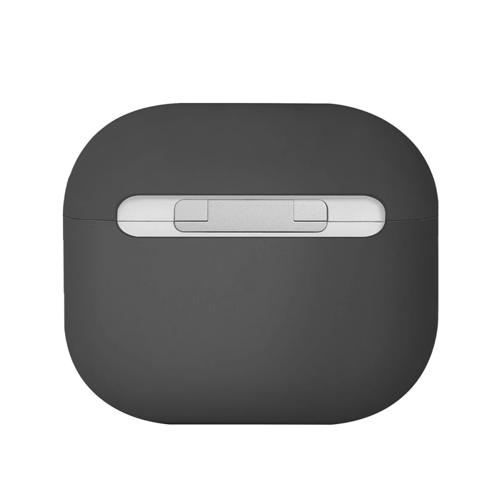 Uniq Airpods 4 (4.nesil) Lino Silikon Kılıf - Gri