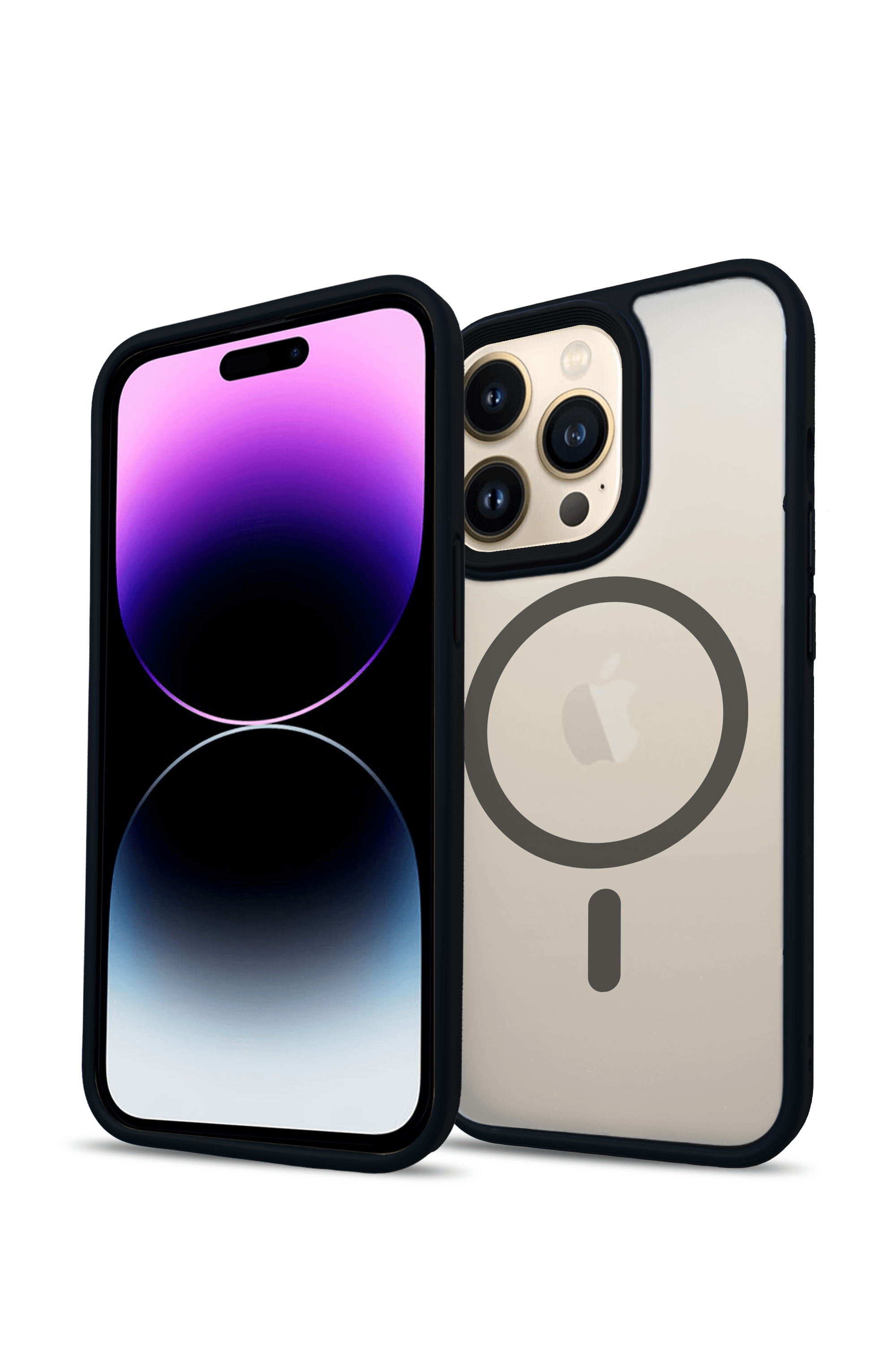 G-NEXT Apple iPhone 14 Pro Uyumlu Magsafe Şarj Özellikli BOLD Anti-Shock Kılıf - Siyah