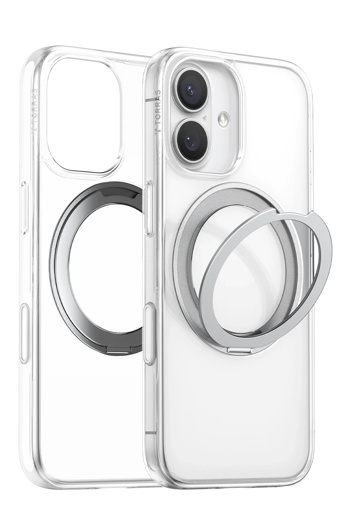 Torras Apple iPhone 17 O Stand Pro Serisi Magsafe Kılıf - Şeffaf