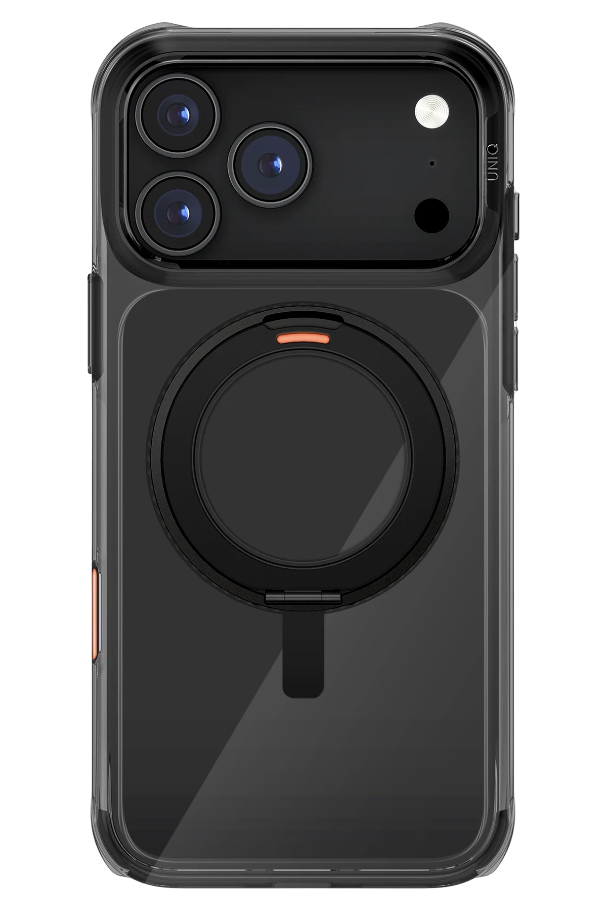 Uniq Apple iPhone 17 Pro Max Swivix Rotating Kickstand Kapak - Siyah