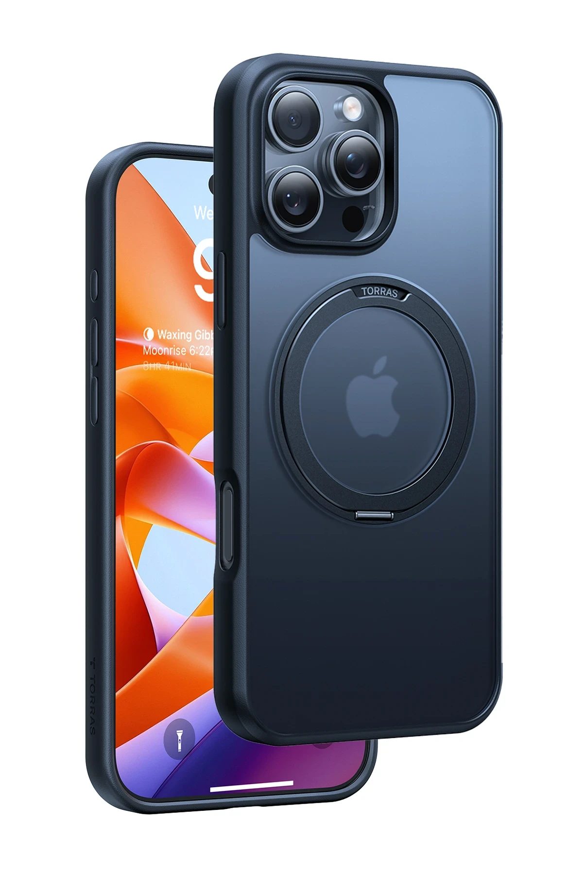 Torras Apple iPhone 16 Pro Max O Stand Pro Serisi Magsafe Kılıf - Siyah