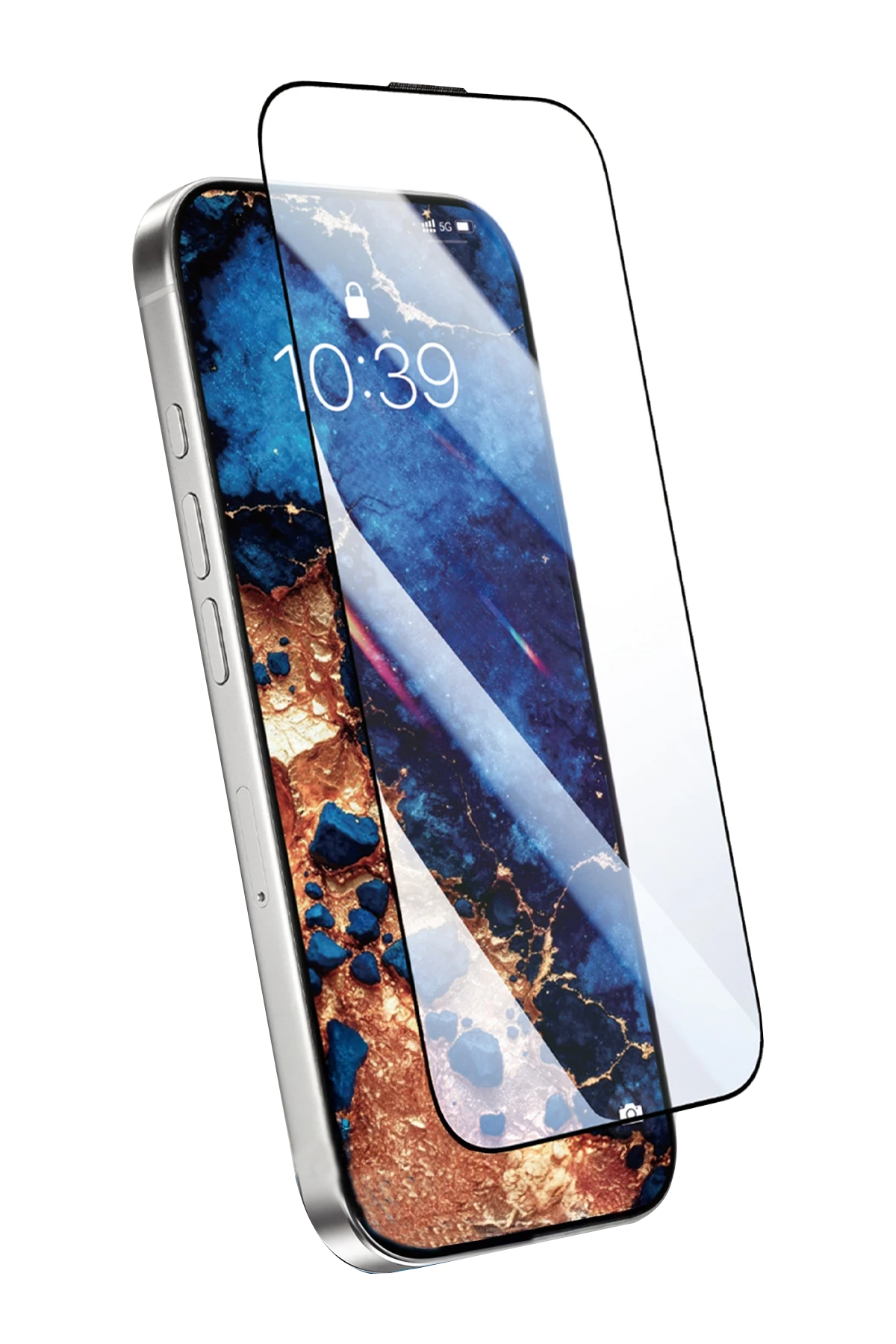 URR Apple iPhone 17 Pro Sapphire 3X HD Cam Ekran Koruyucu - Siyah