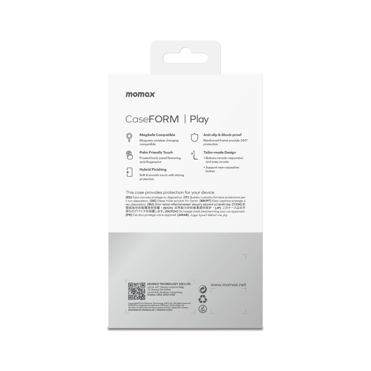 Play CaseForm Magnetic Case iPhone 16 Pro (Black)