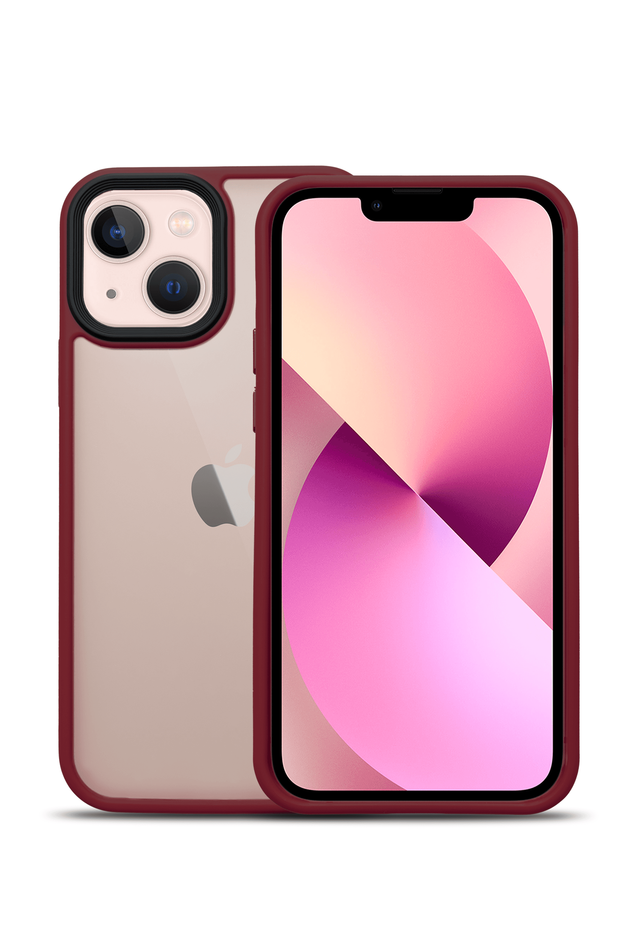 G-NEXT Apple iPhone 14 Uyumlu  BOLD Anti-Shock Kılıf - Wine