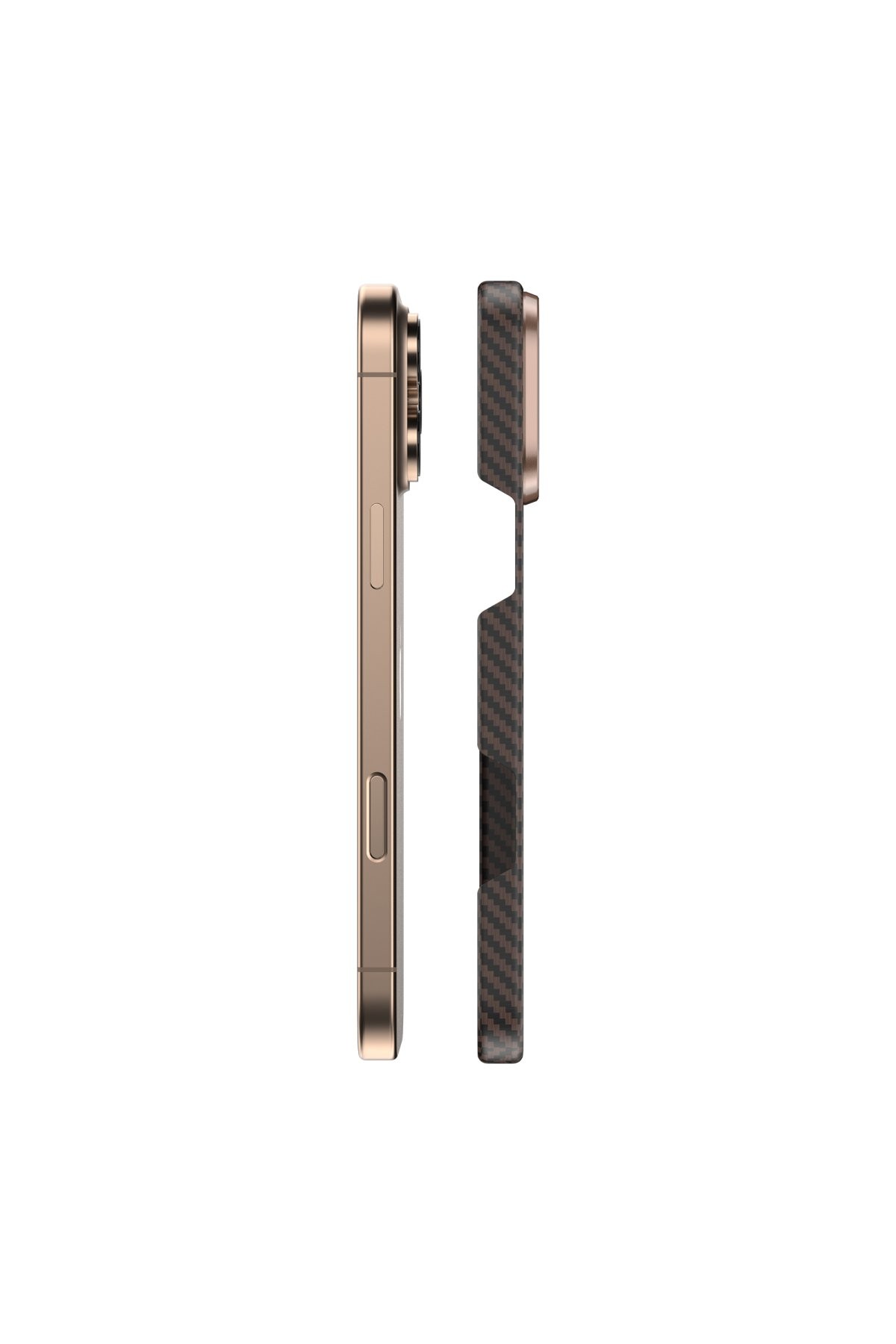 Keephone iPhone 16 Pro Kevlar Magsafe Kılıf - Çöl Titanyum